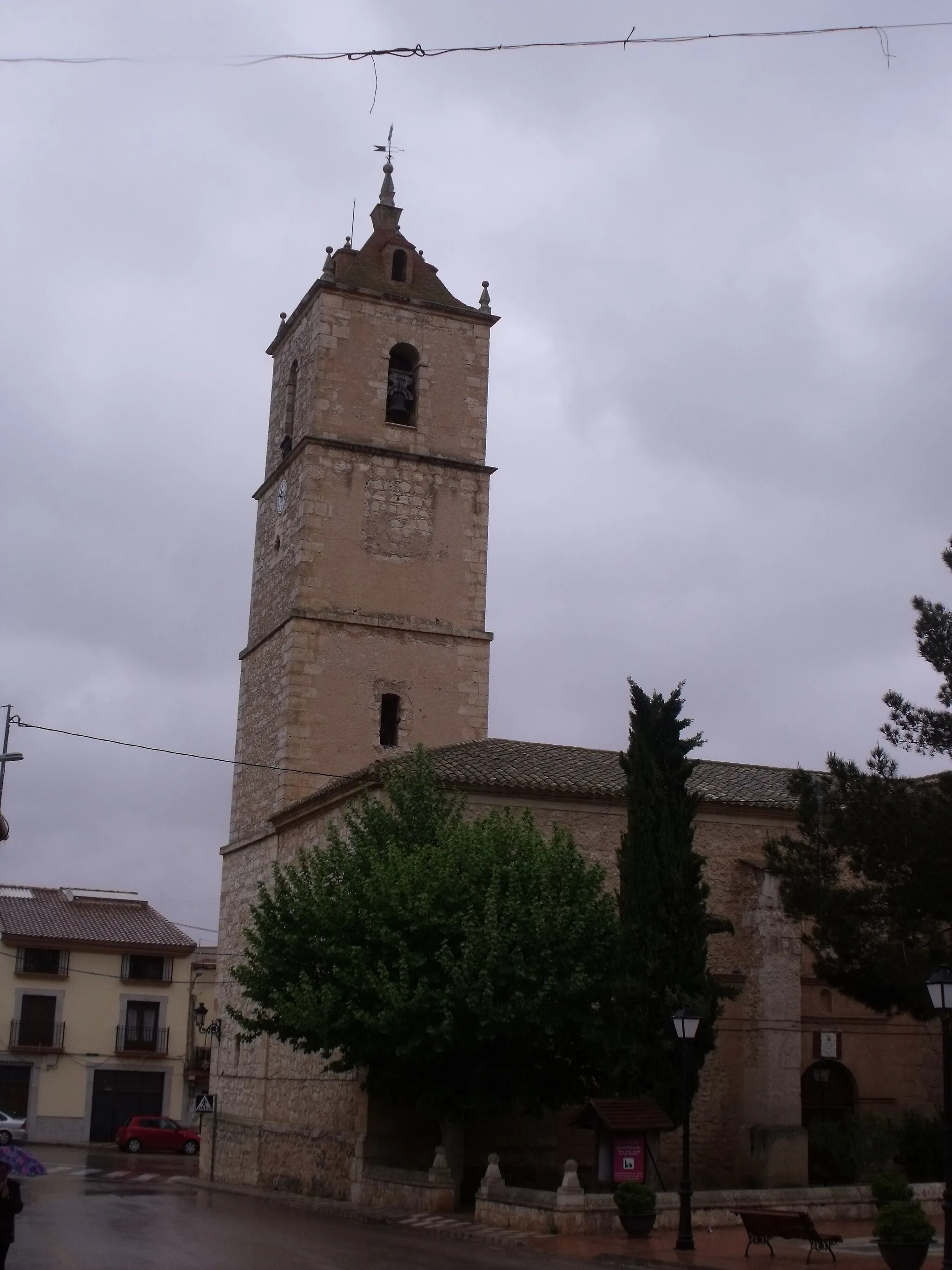 Photo showing: Iglesia de Nuestra Señora de las Nieves (exterior).  Plaza Mayor
