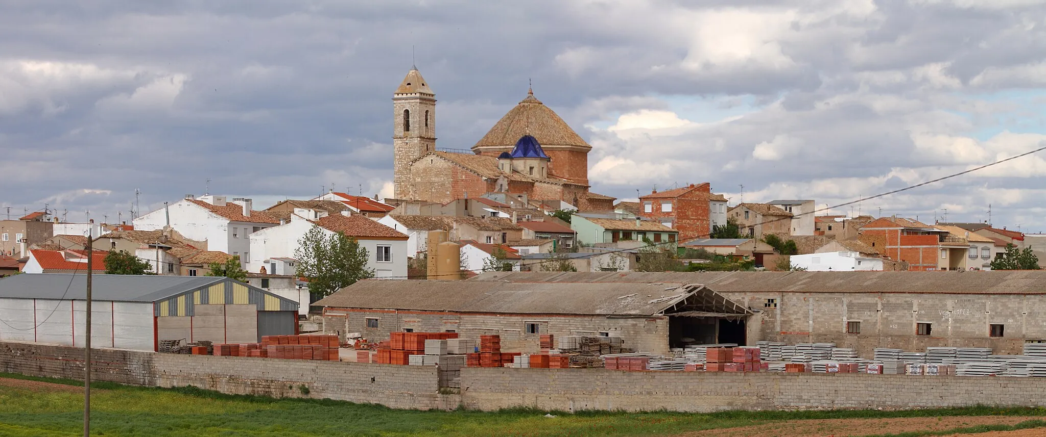 Photo showing: Alborea, vista panorámica desde el sur de la población