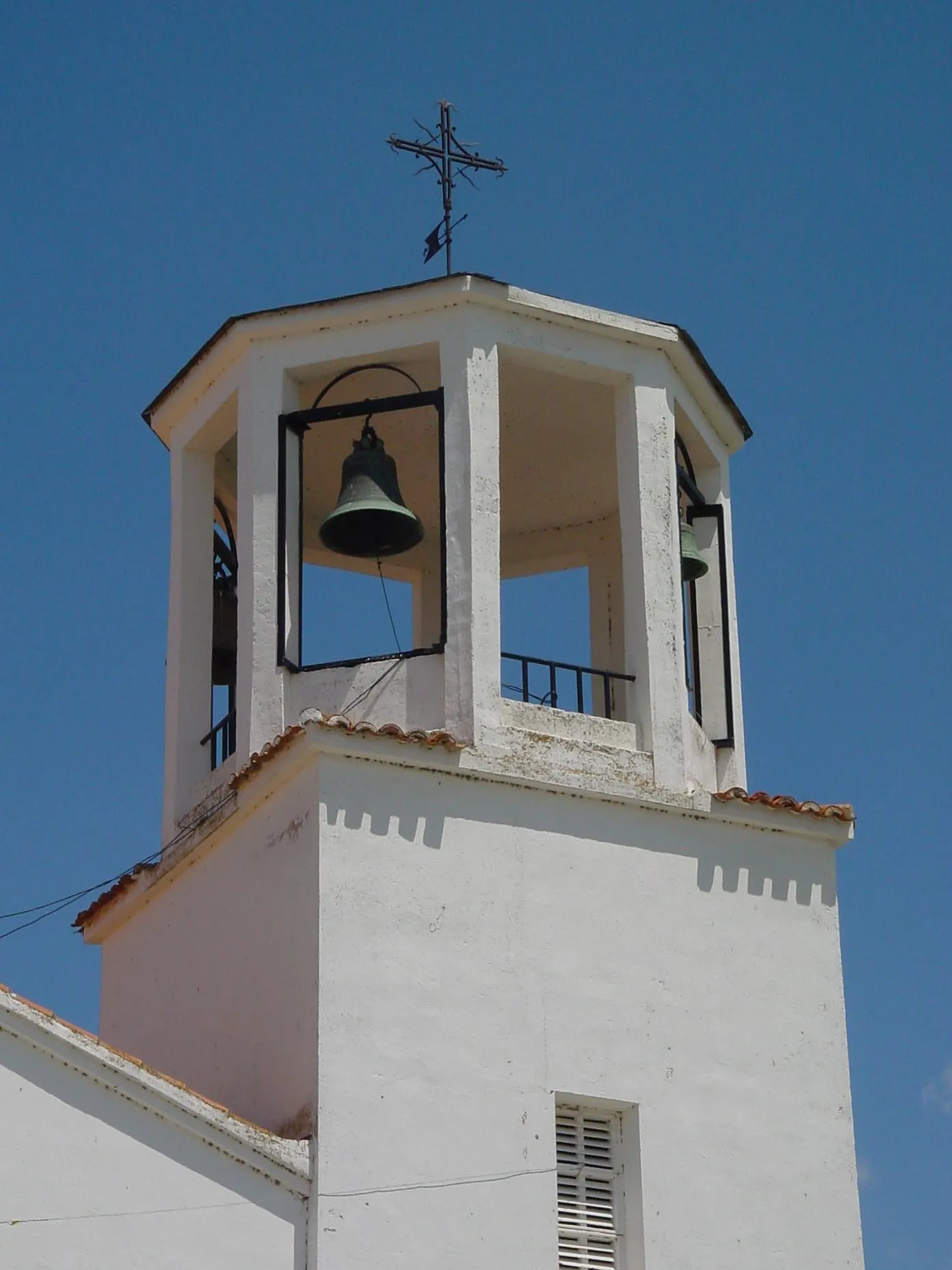 Photo showing: Campanario de iglesia en Villamanrique de Tajo.