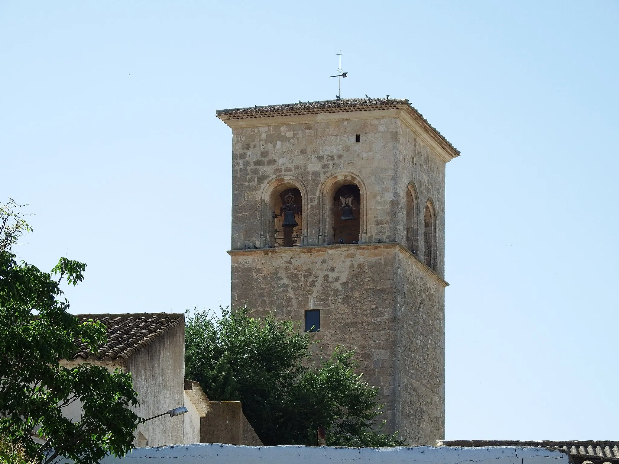 Photo showing: El Cañavate, campanario de la iglesia.