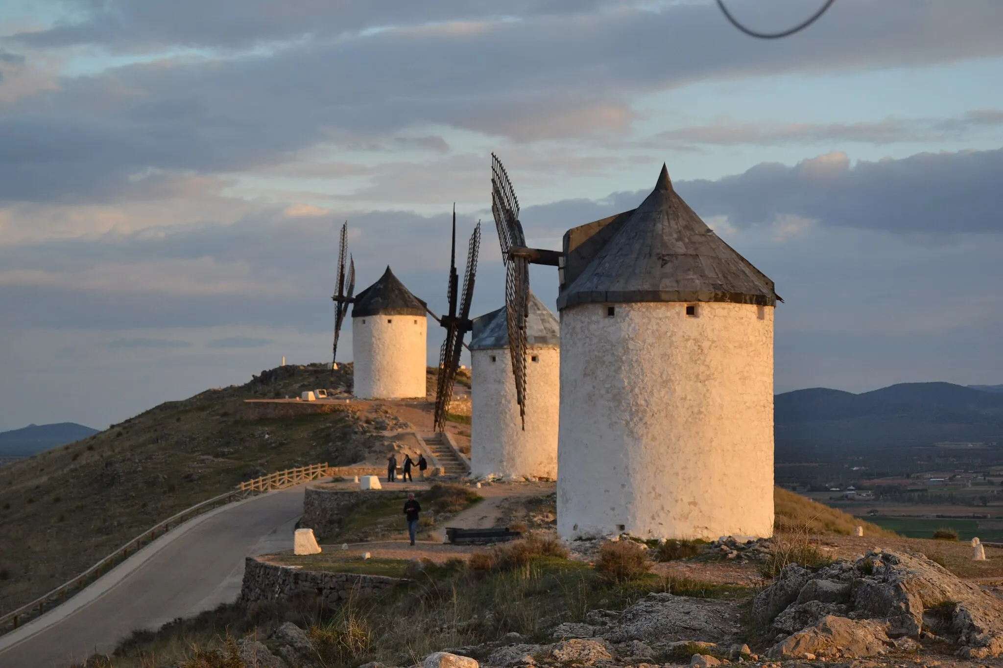 Photo showing: Molino de viento cerca de Consuegra, Toledo