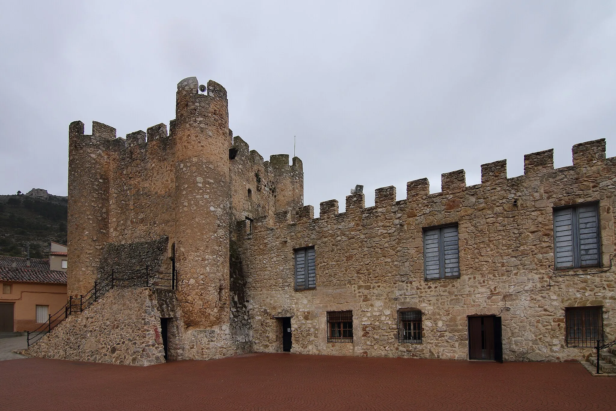 Photo showing: Carcelén, Castillo, Torre y fachada