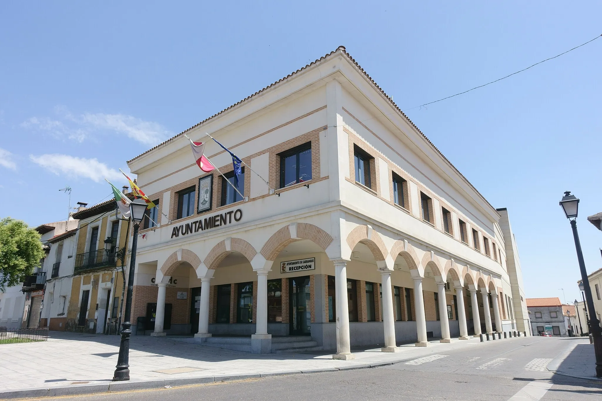 Photo showing: Casa consistorial de Carranque (Toledo, España).