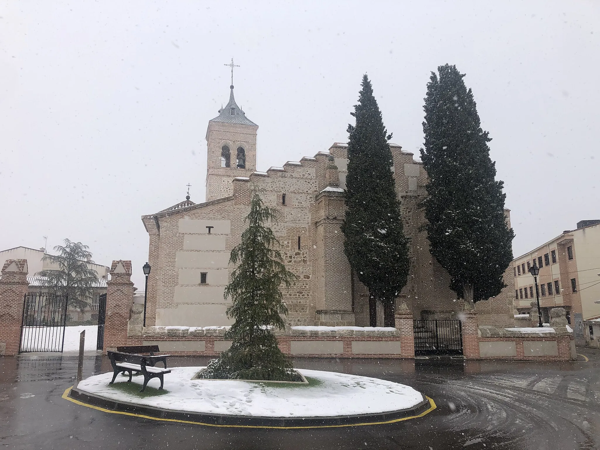 Photo showing: Iglesia de San Juan Bautista de Camarena (Toledo), en imagen tomada el 7 de enero de 2021.