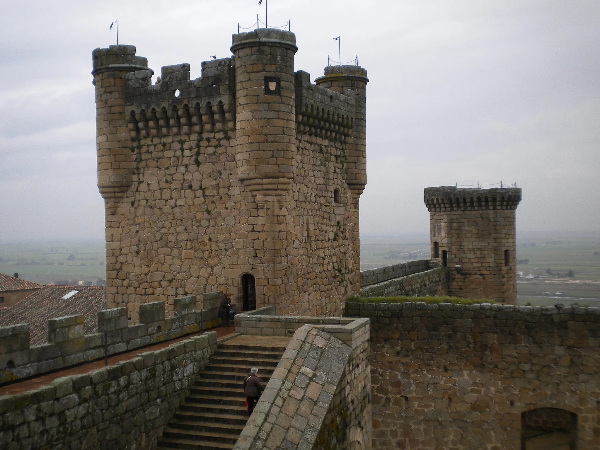 Photo showing: Torreta del castell d'Oropesa (Toledo)
