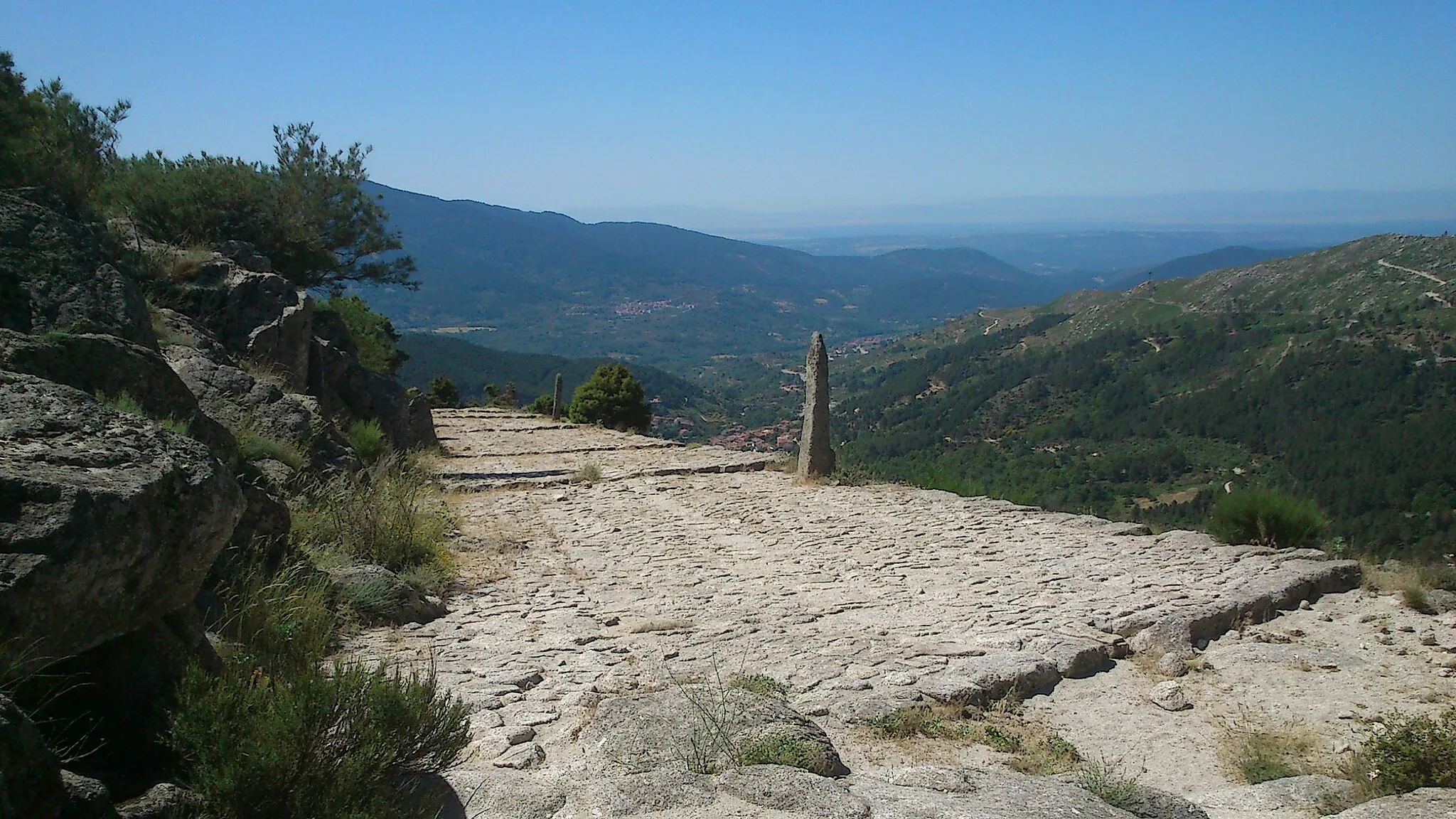 Photo showing: Calzada Romana de Puerto del Pico, provincia de Ávila, España