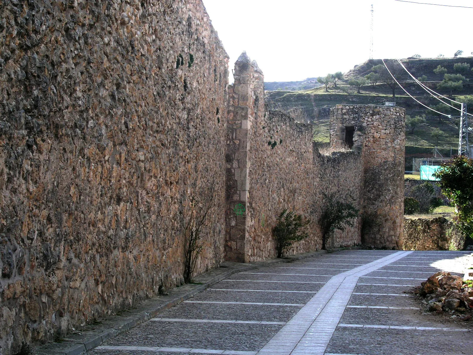 Photo showing: Brihuega, Arabic stone wall, Provincia de Guadalajara, Spain