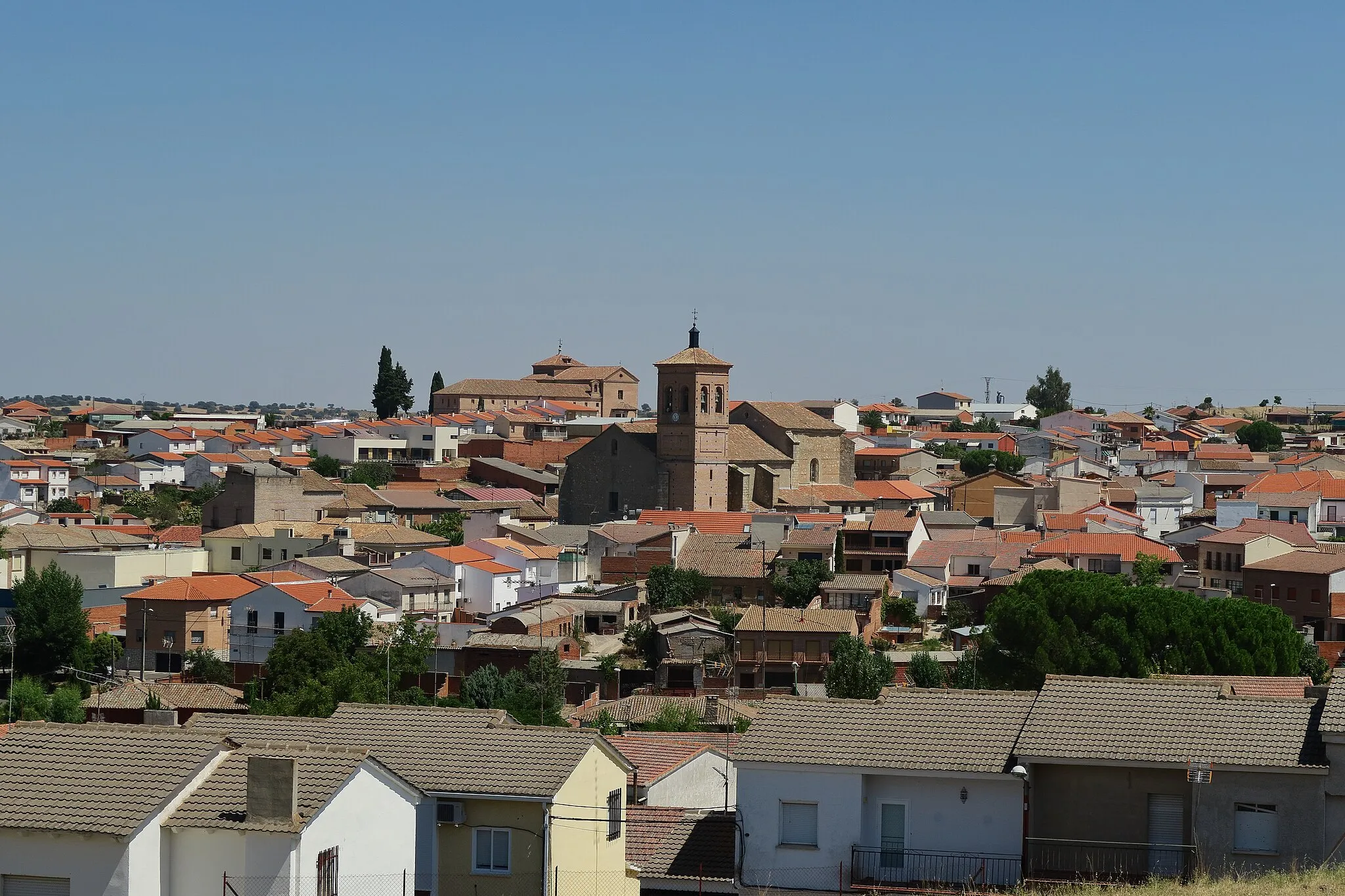 Photo showing: La Torre de Esteban Hambrán, vista de la población, 01