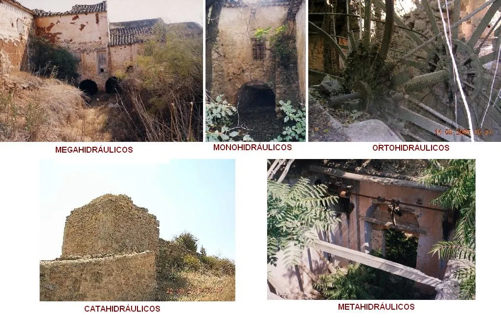 Photo showing: Tipos de molinos hidráulicos, desde el punto de vista hidrodinámico y morfológico.