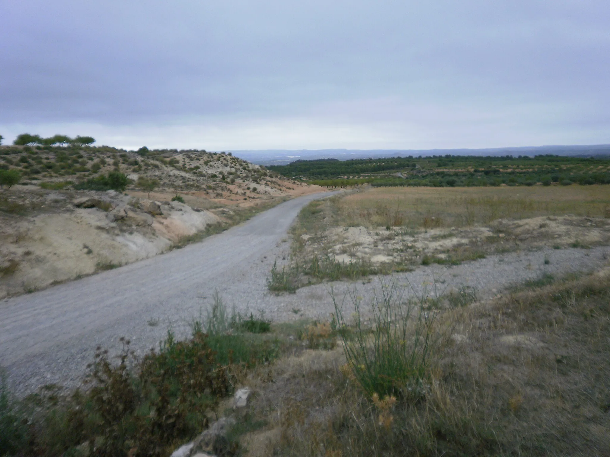Photo showing: Desvío de la carretera de Tabaqueros hacia Tamayo