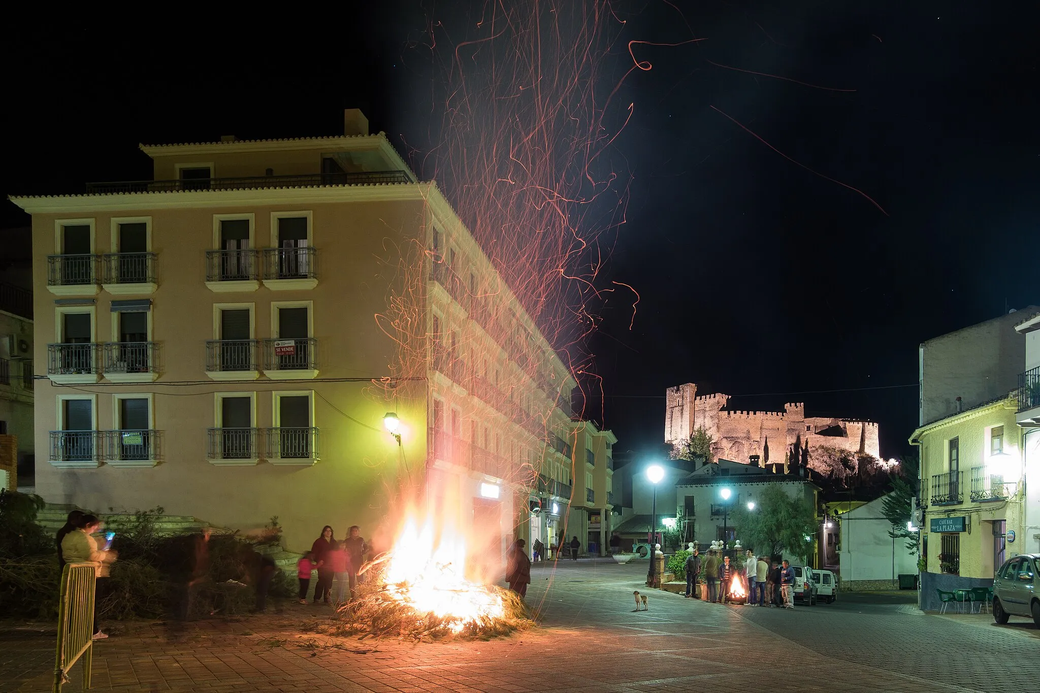 Photo showing: Celebration of the festivity of Santa Lucia in the village of Yeste in Albacete, Spain.