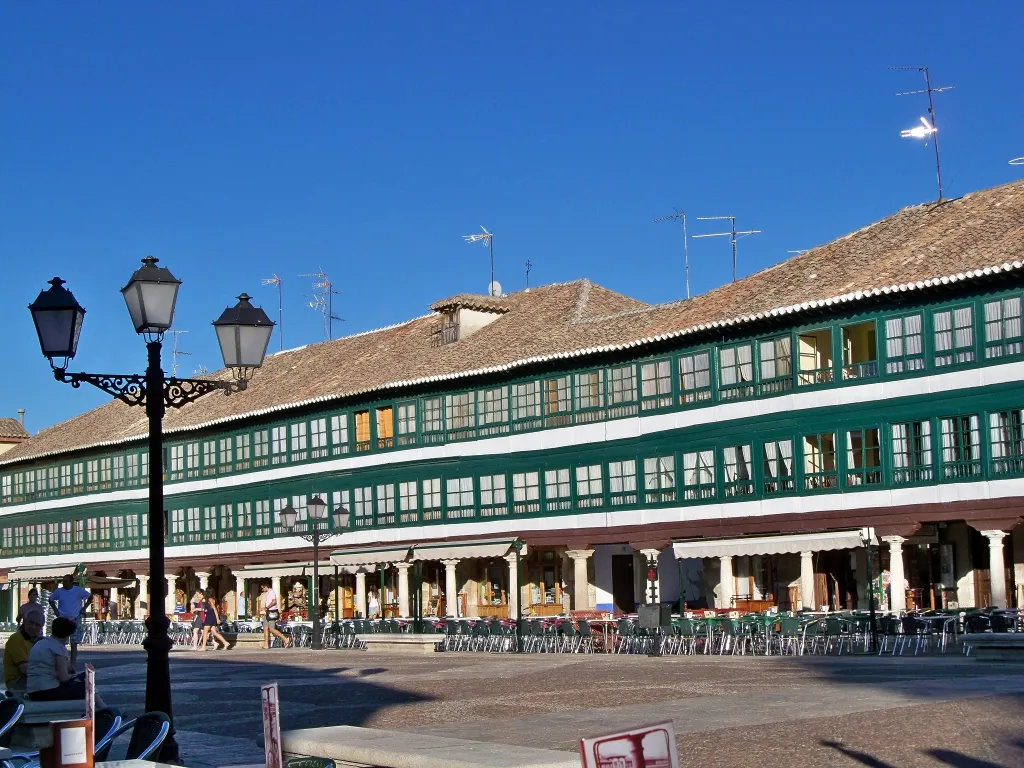 Photo showing: Plaza Mayor de Almagro, Ciudad Real, Spain.