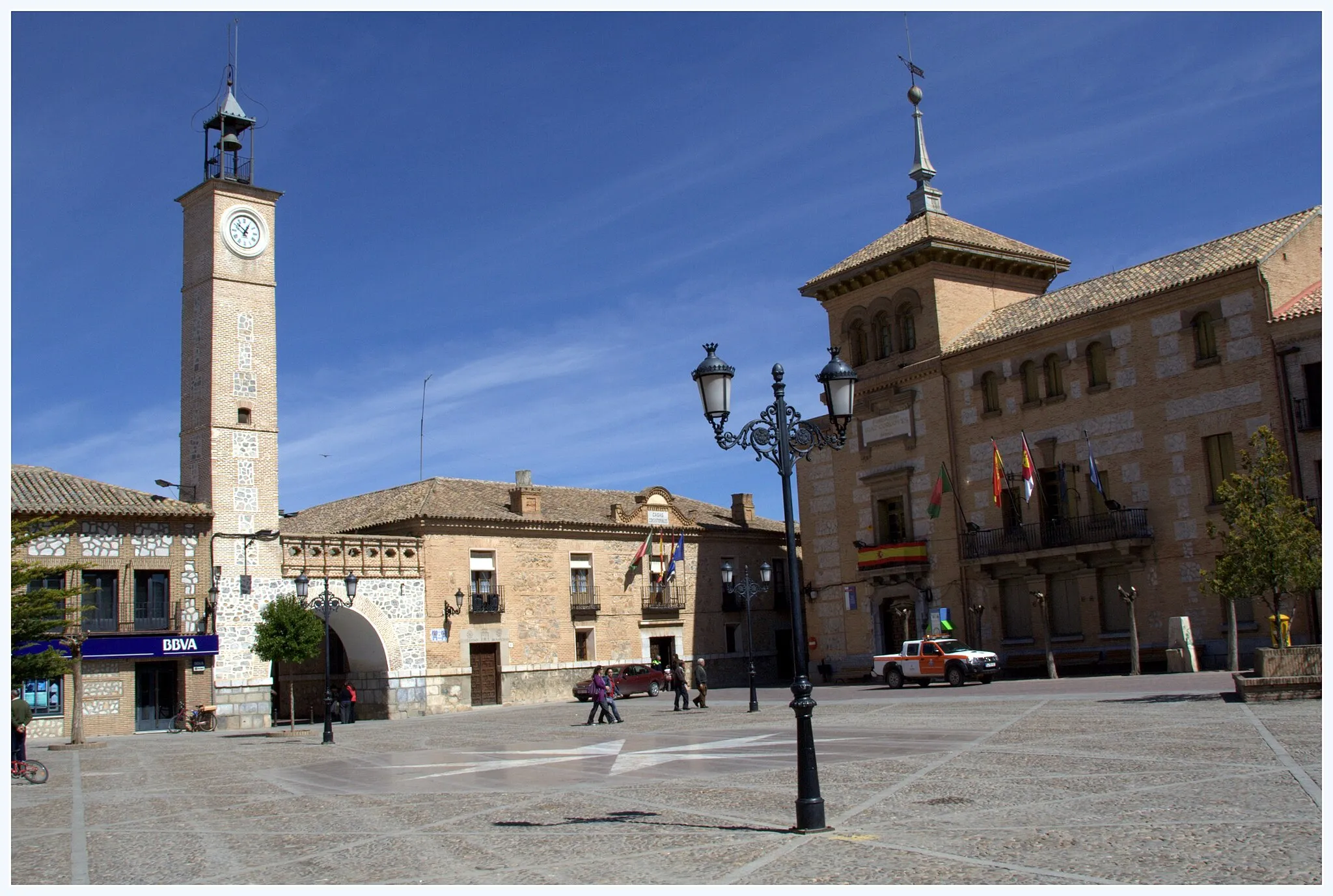 Photo showing: Ayuntamiento de Consuegra, Plaza de España