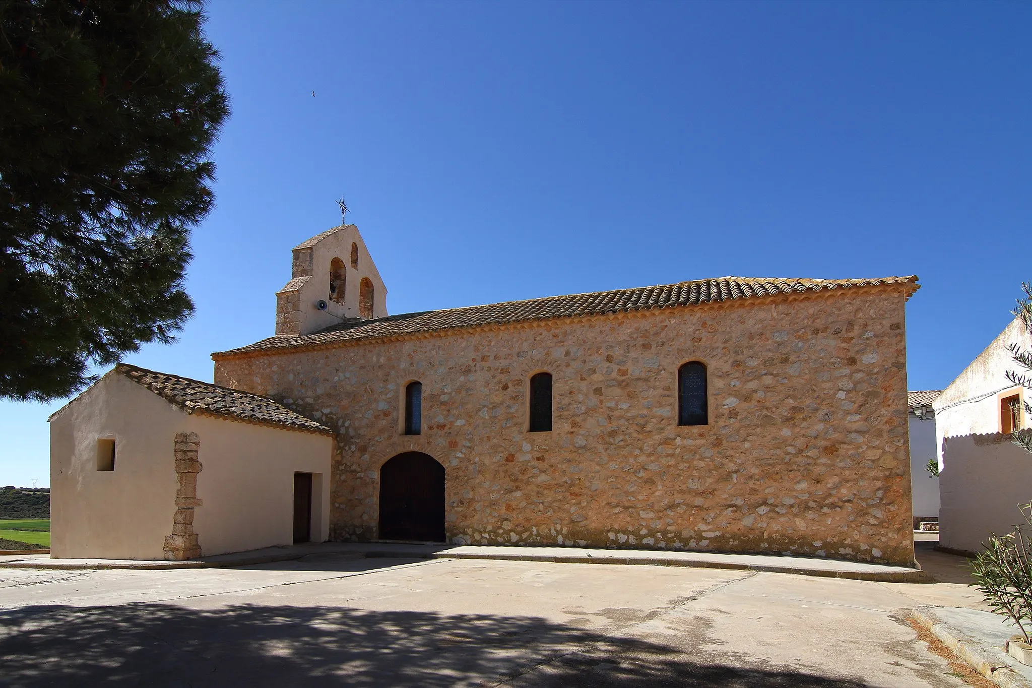 Photo showing: Valhermoso de la Fuente, Iglesia de San Blas, fachada principal