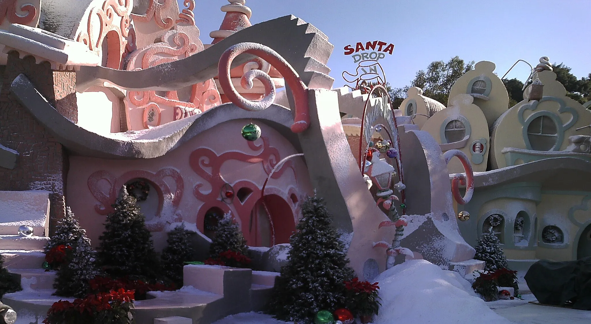 Photo showing: The set of the movie How the Grinch Stole Christmas at the Universal Studios Hollywood