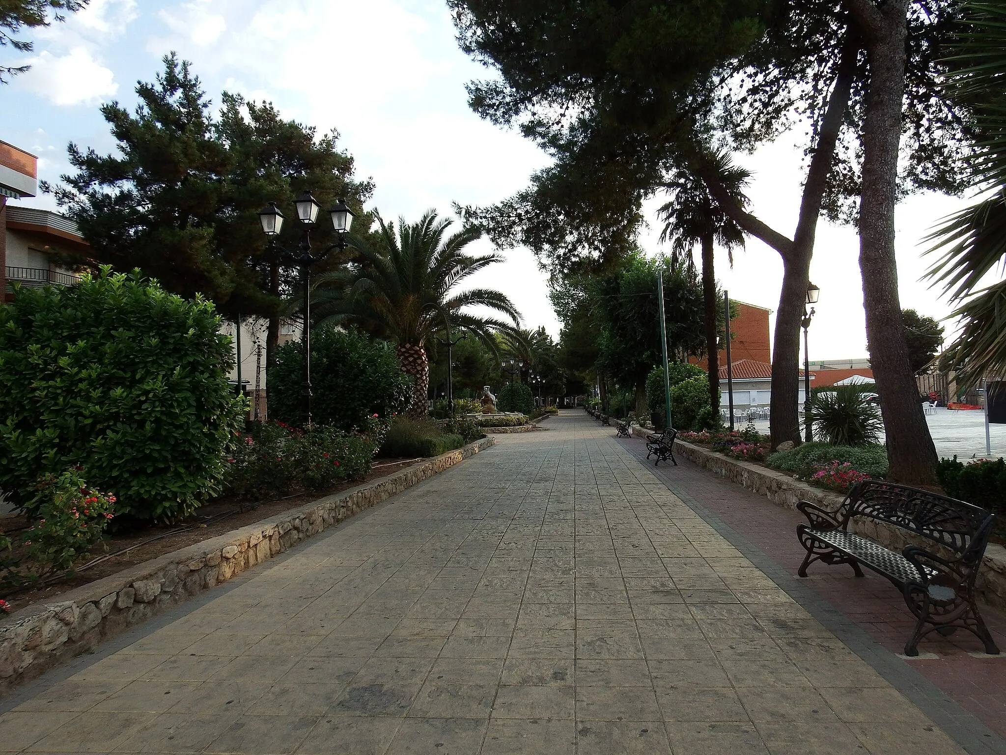 Photo showing: Pozuelo de Calatrava, jardín municipal.