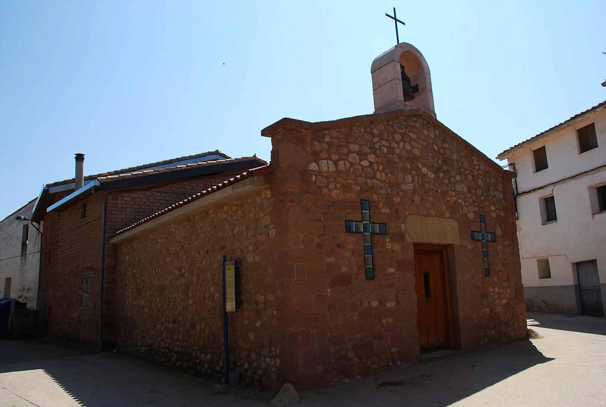 Photo showing: Ermita de San Mamés en Manjarrés, La Rioja - España.