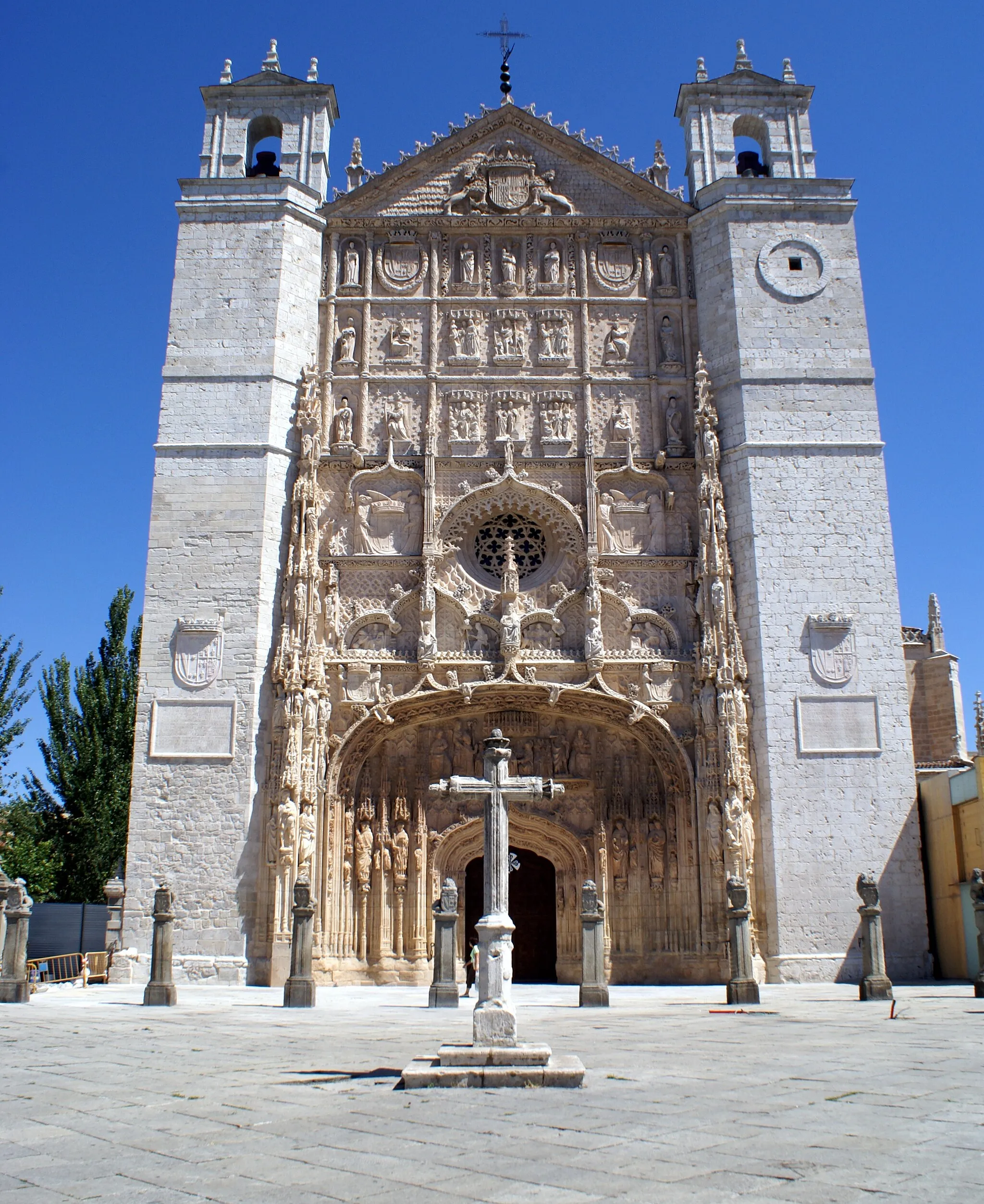 Photo showing: Façade of San Pablo Church in Valladolid, Spain.