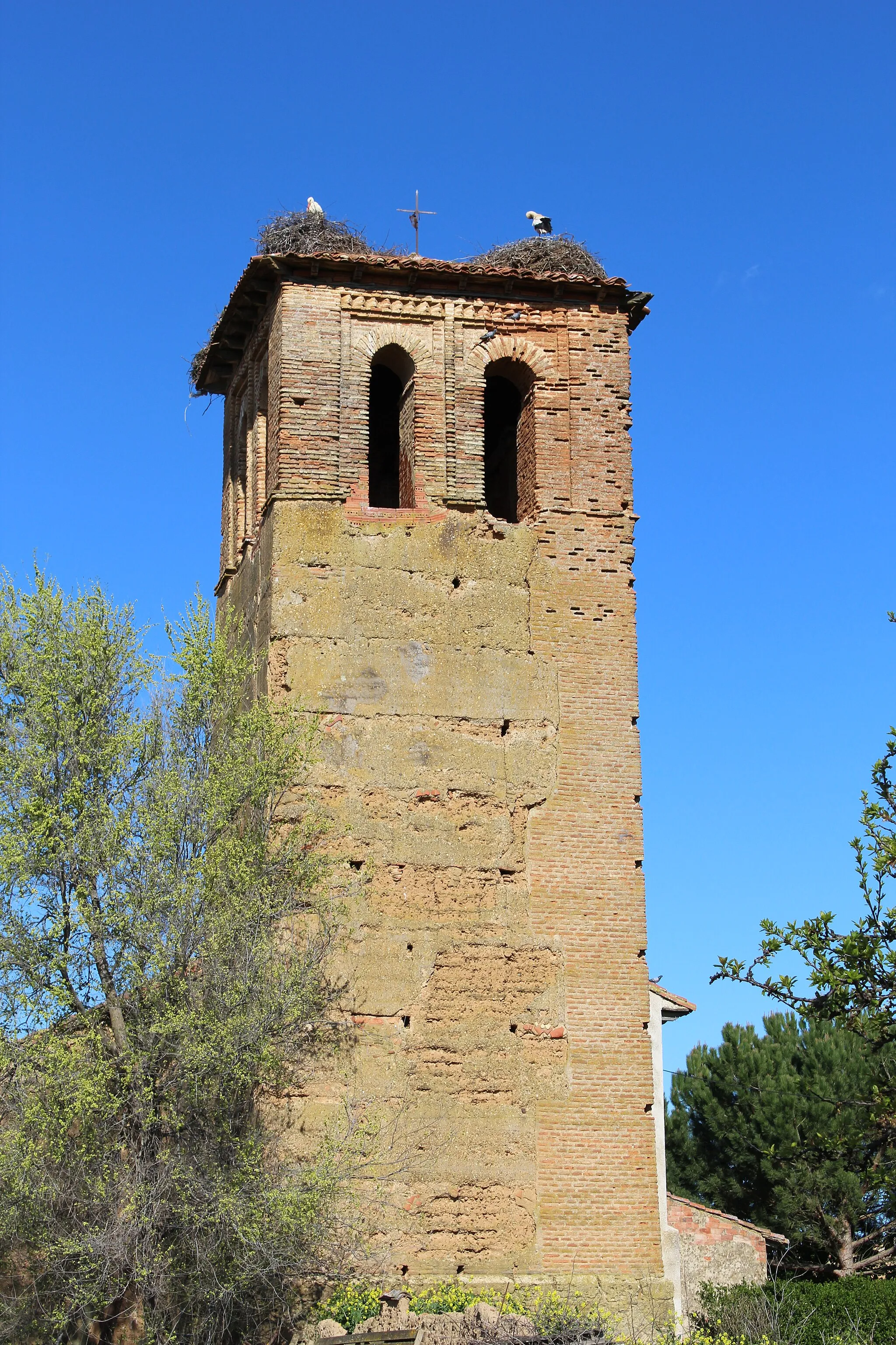 Photo showing: Torre de la iglesia de San Esteban en Cubillas de los Oteros