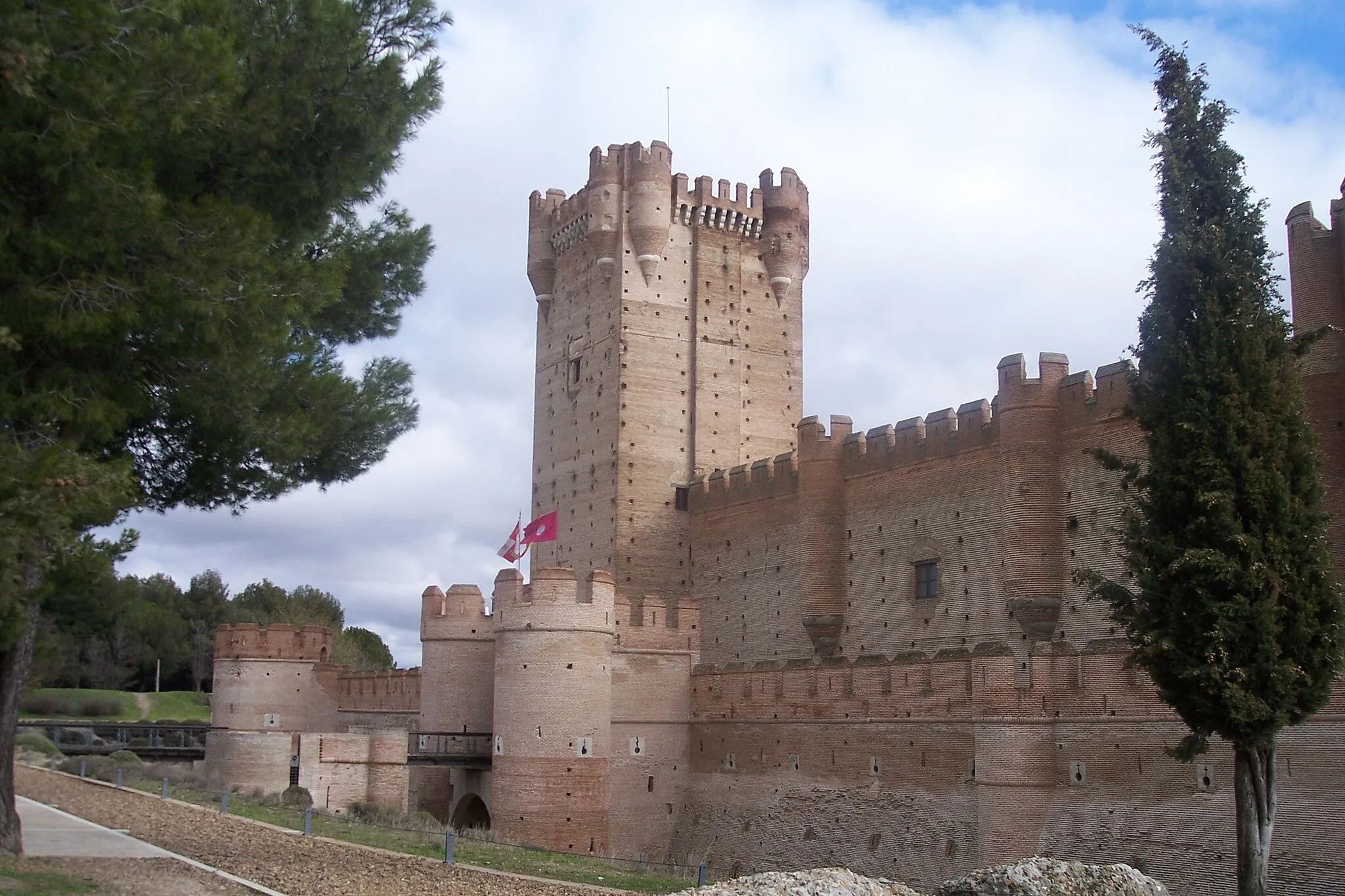 Photo showing: La Mota Castle in Medina del Campo, Valladolid (Spain).