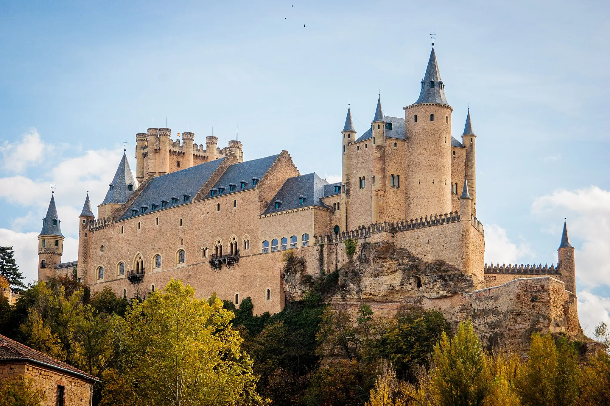 Photo showing: Alcazar de segovia - vistra trasera