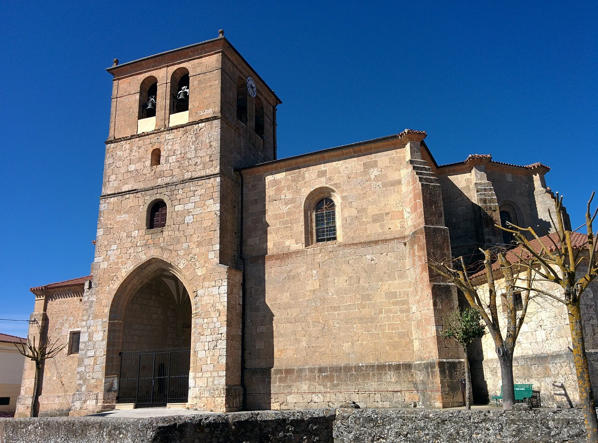 Photo showing: Iglesia de Santa Eulalia de Mérida, en Miraveche (Burgos, España).