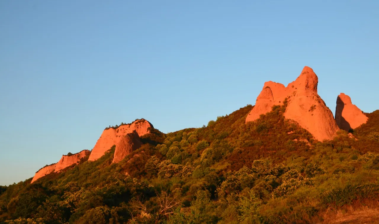 Photo showing: Las Médulas in sunset