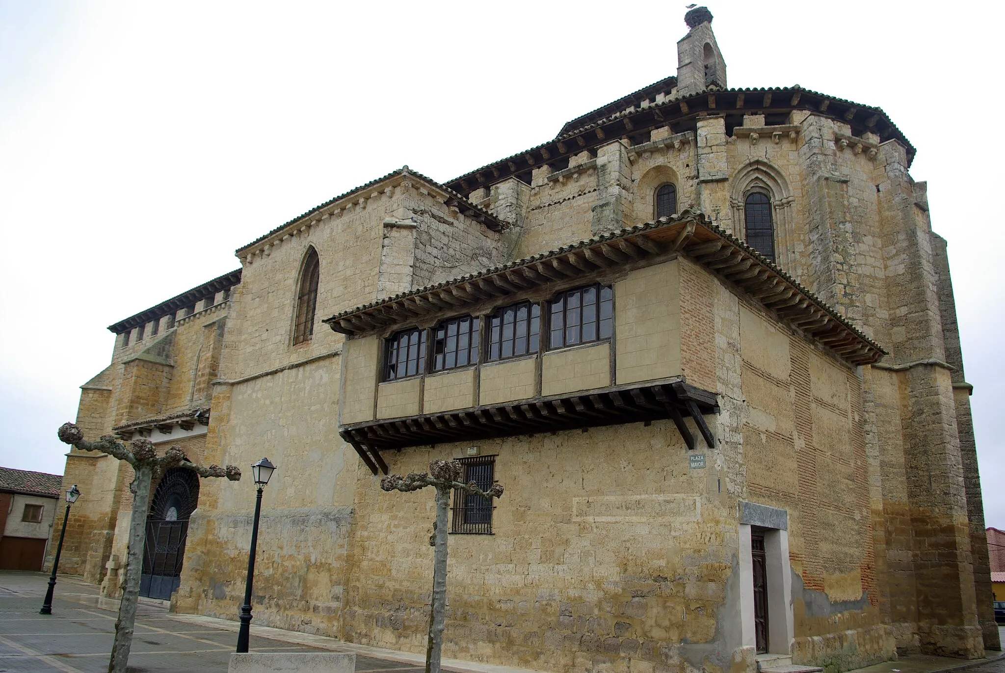 Photo showing: Church of Saints Cornelius and Cyprian in San Cebrián de Campos (Palencia, Spain)