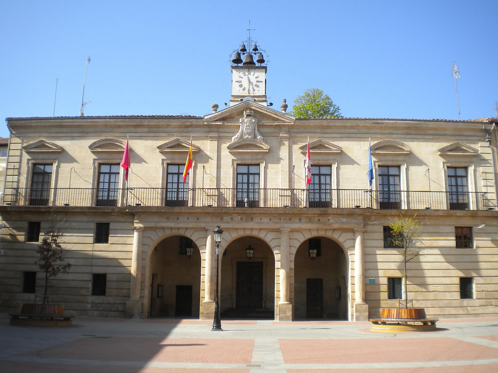 Photo showing: Town Hall of Miranda de Ebro (Castile and León, Spain)