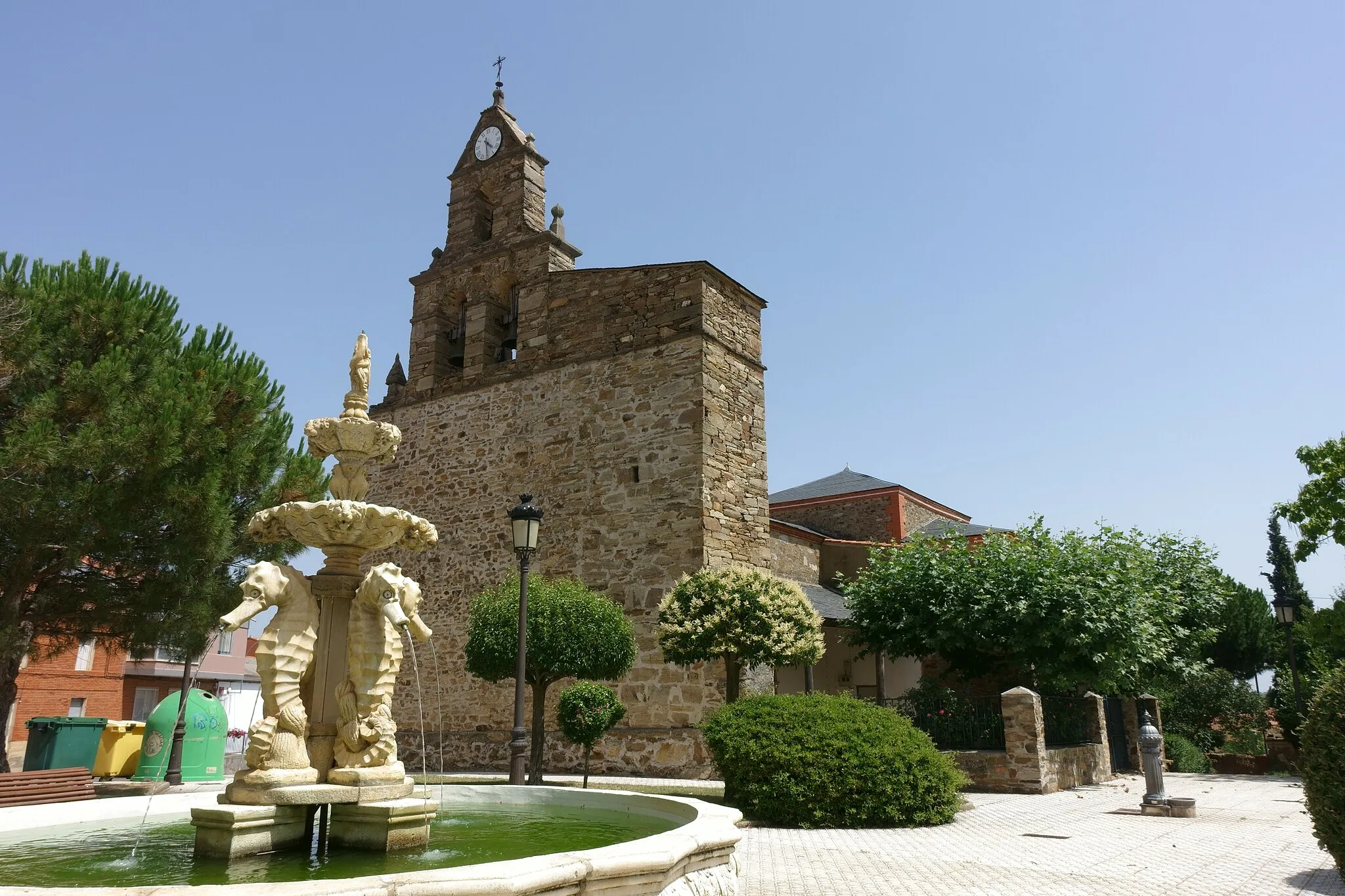 Photo showing: Iglesia de San Cipriano en Villanueva de Jamuz (León, España).