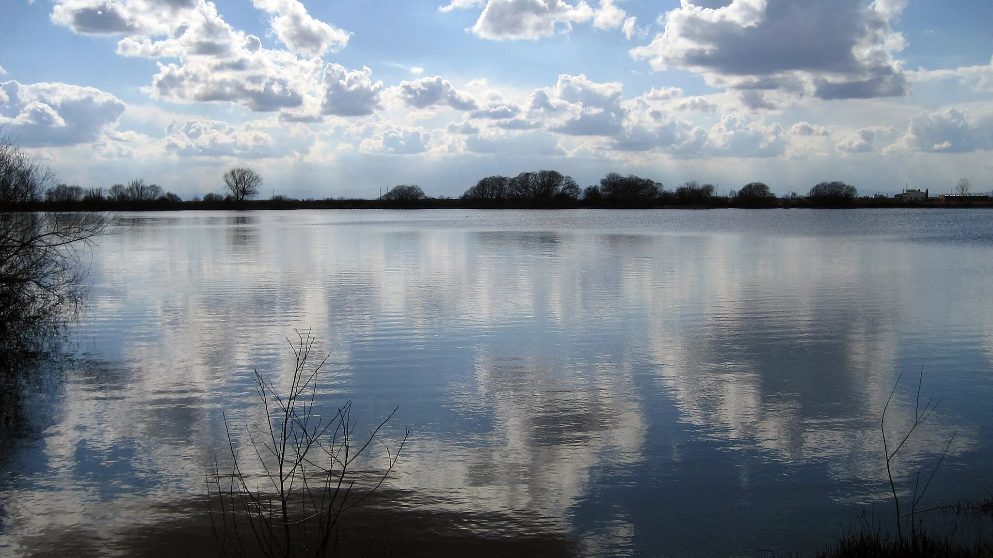 Photo showing: Panorámica de la laguna de Chozas de Arriba (León)