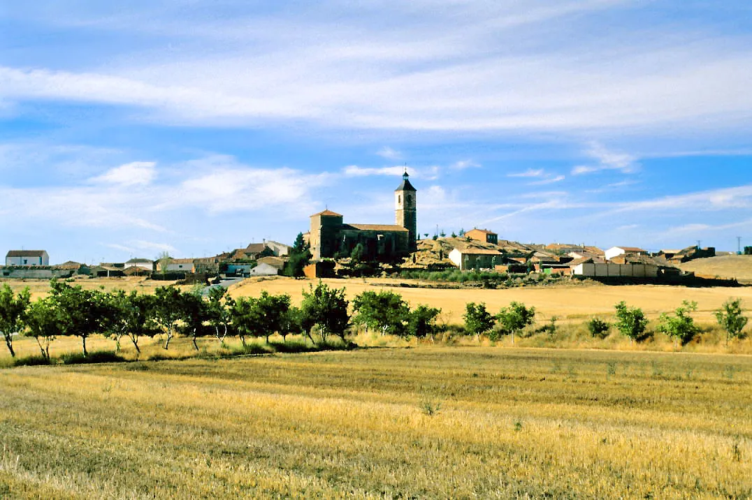 Photo showing: The village and its surroundings. Barca, Soria, Castile and León, Spain