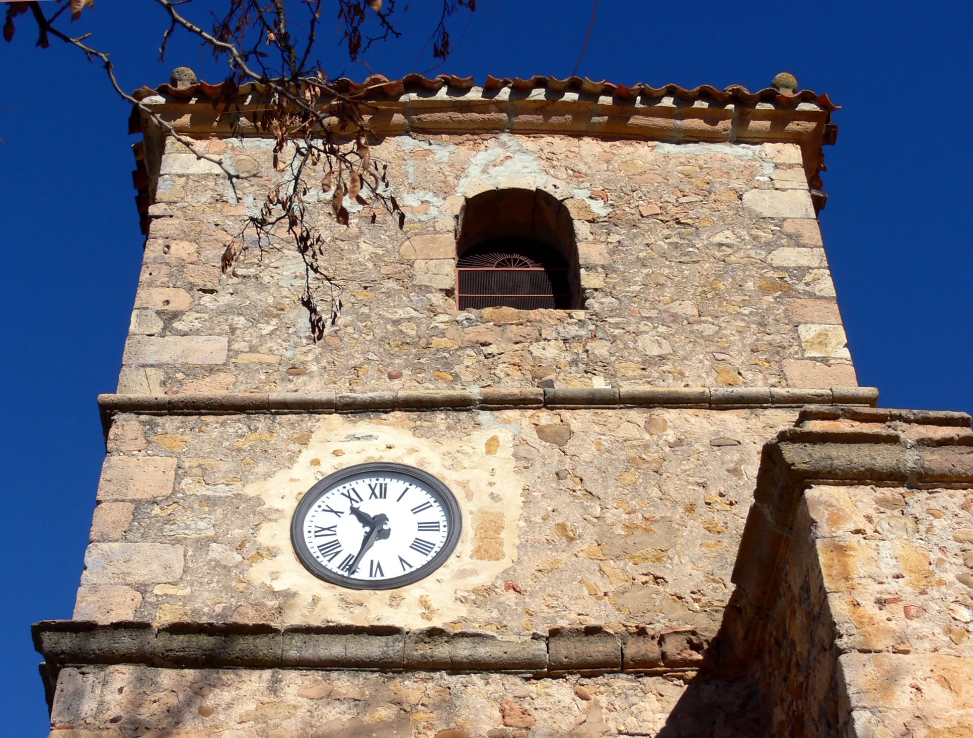 Photo showing: Torre y Reloj de la iglesia de San Martín (sXIX).