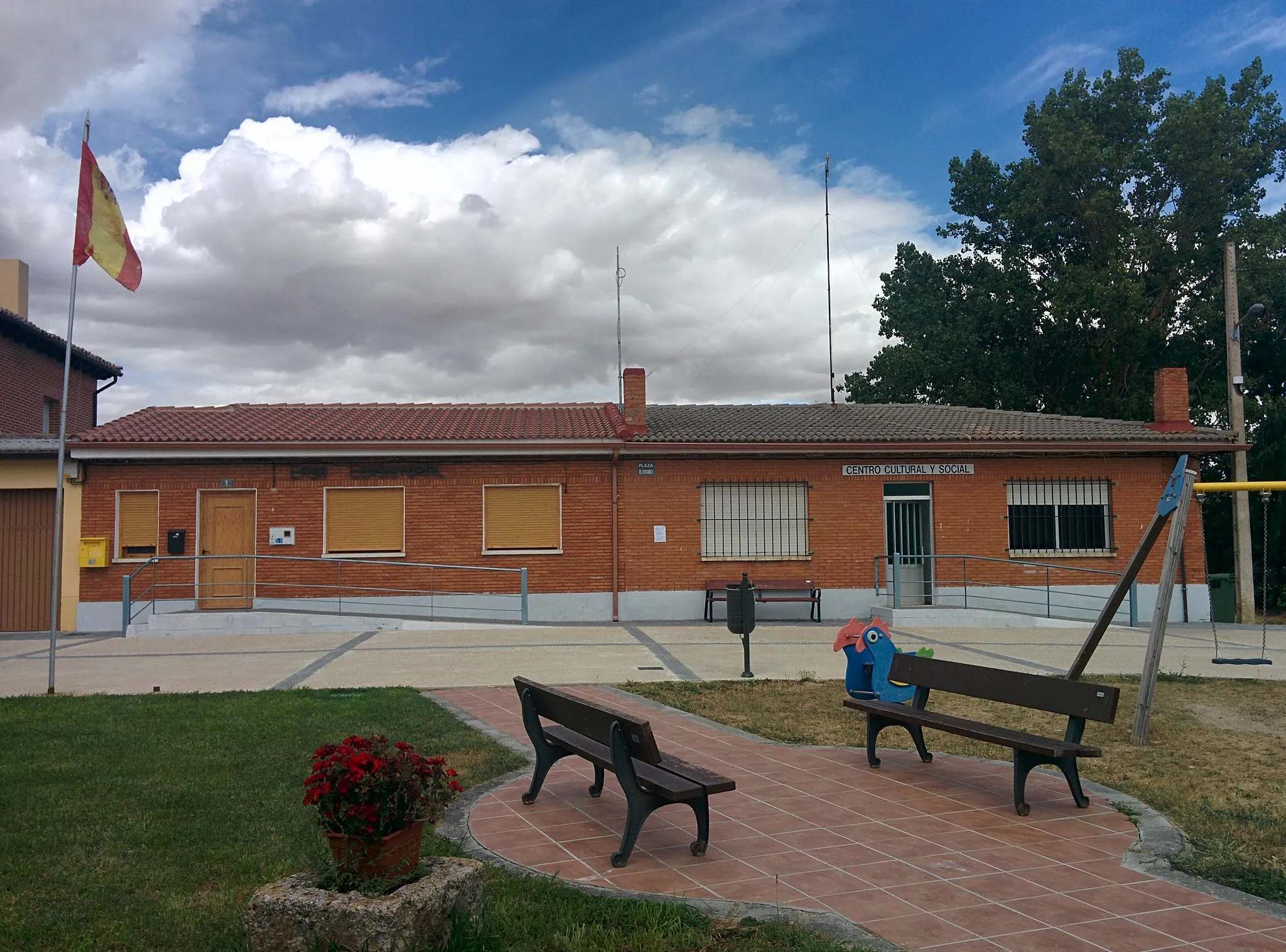Photo showing: Casa consistorial de Requena de Campos (Palencia, España).