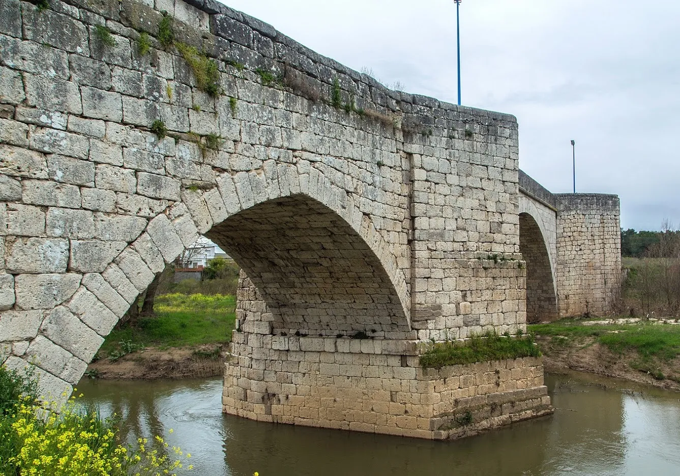 Photo showing: Puente romano del barrio de Puente Duero