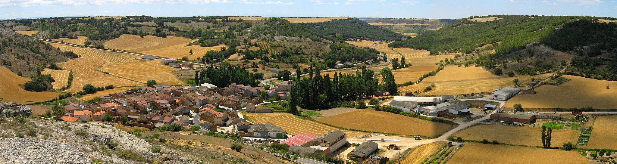 Photo showing: Corrales de Duero, Valle del Cuco, Valladolid. Vista desde el Pico San Antonio.