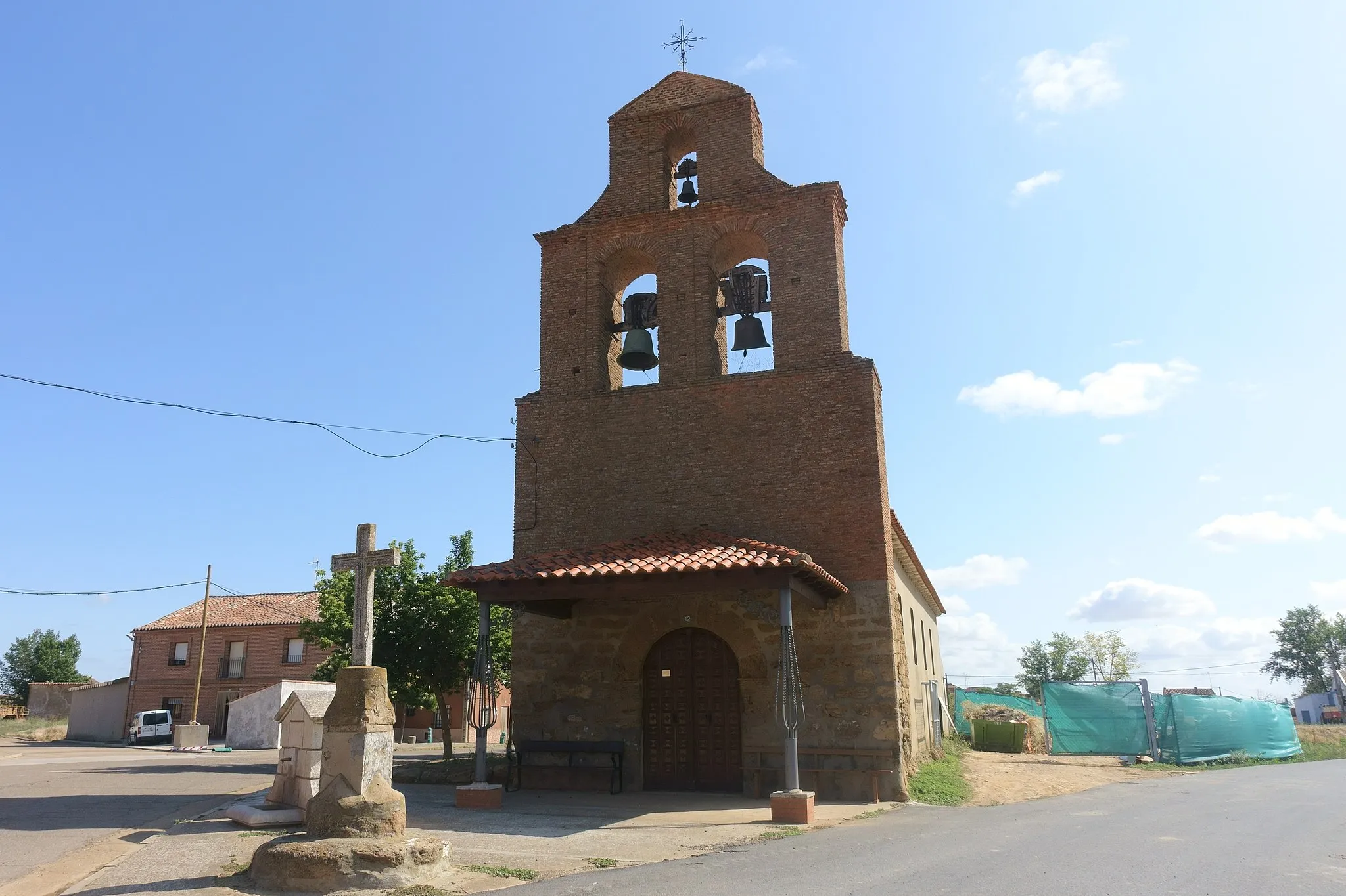 Photo showing: Ermita del Cristo, en La Unión de Campos (Valladolid, España).