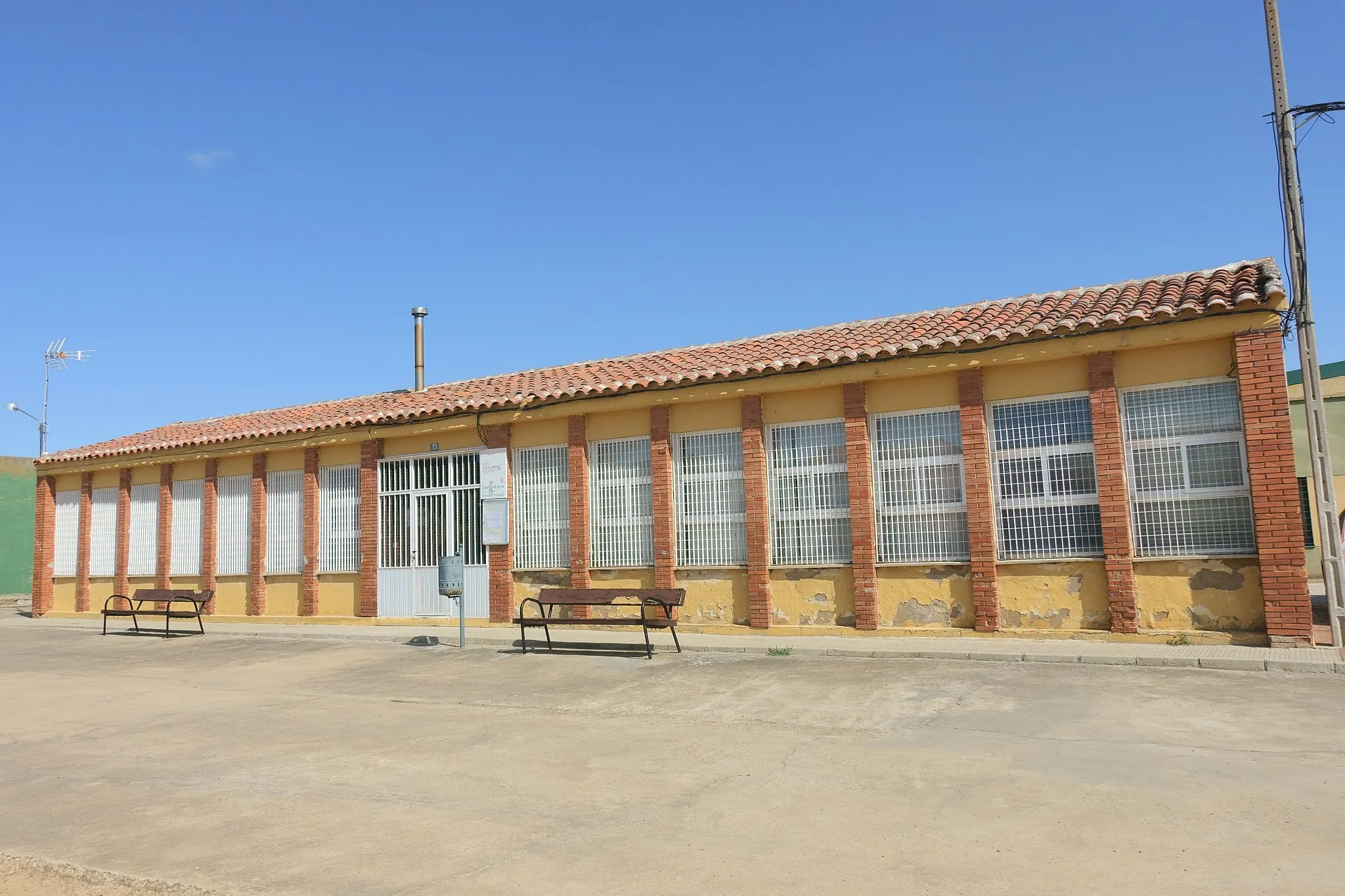 Photo showing: CEIP Nuestra Señora del Socorro, en La Unión de Campos (Valladolid, España).