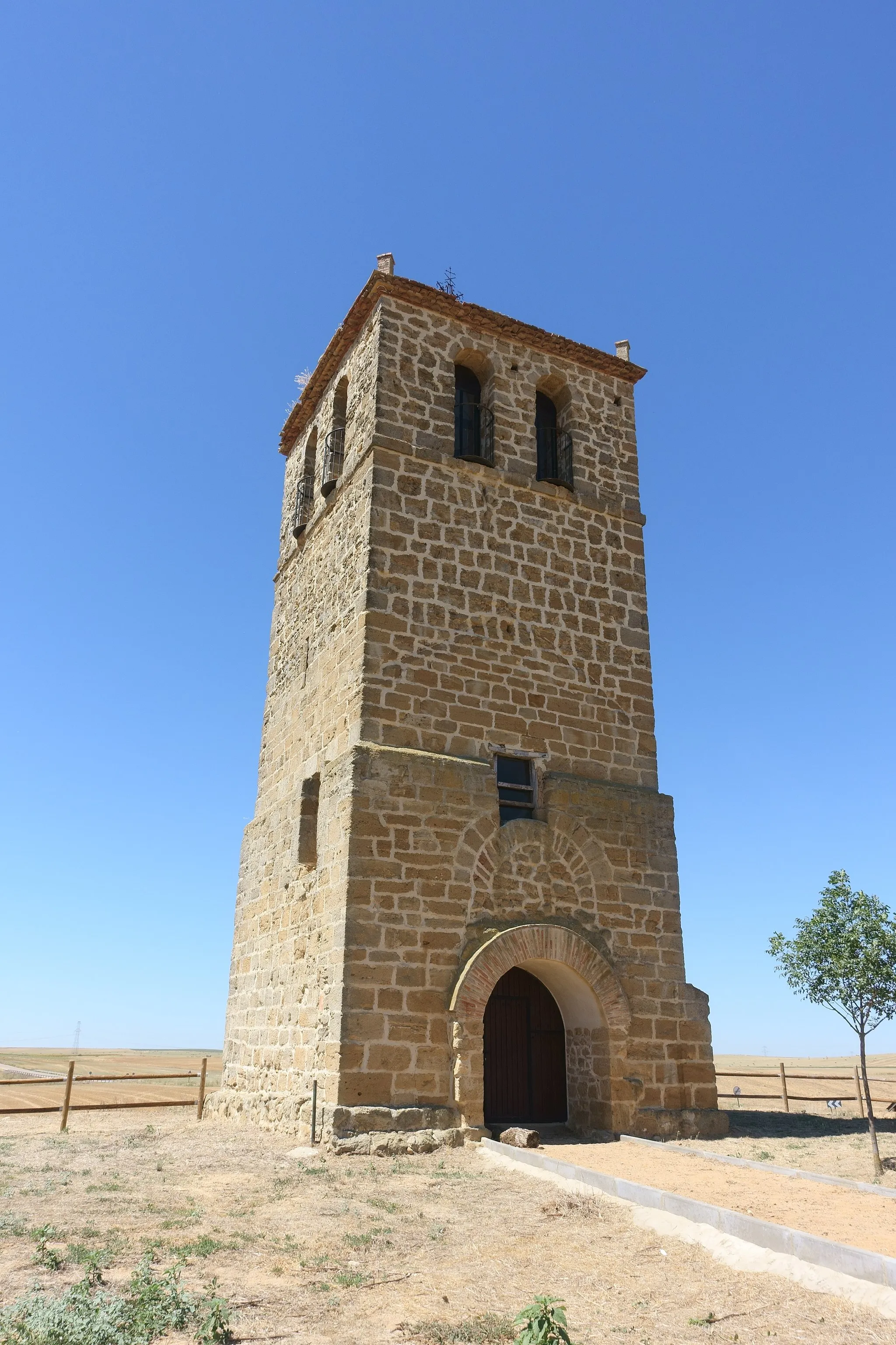 Photo showing: Torre de San Andrés, en Villalba de la Loma (Valladolid, España).