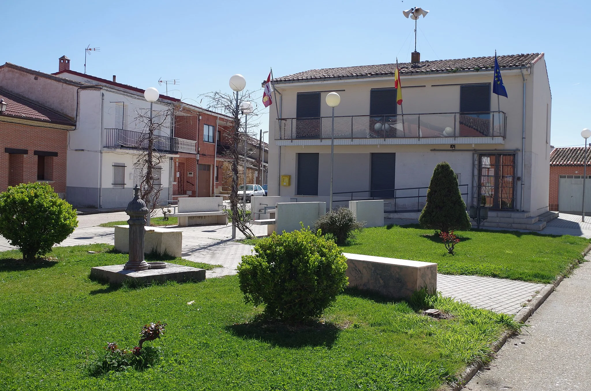 Photo showing: Town hall of Villafranca de Duero (Valladolid, Spain).