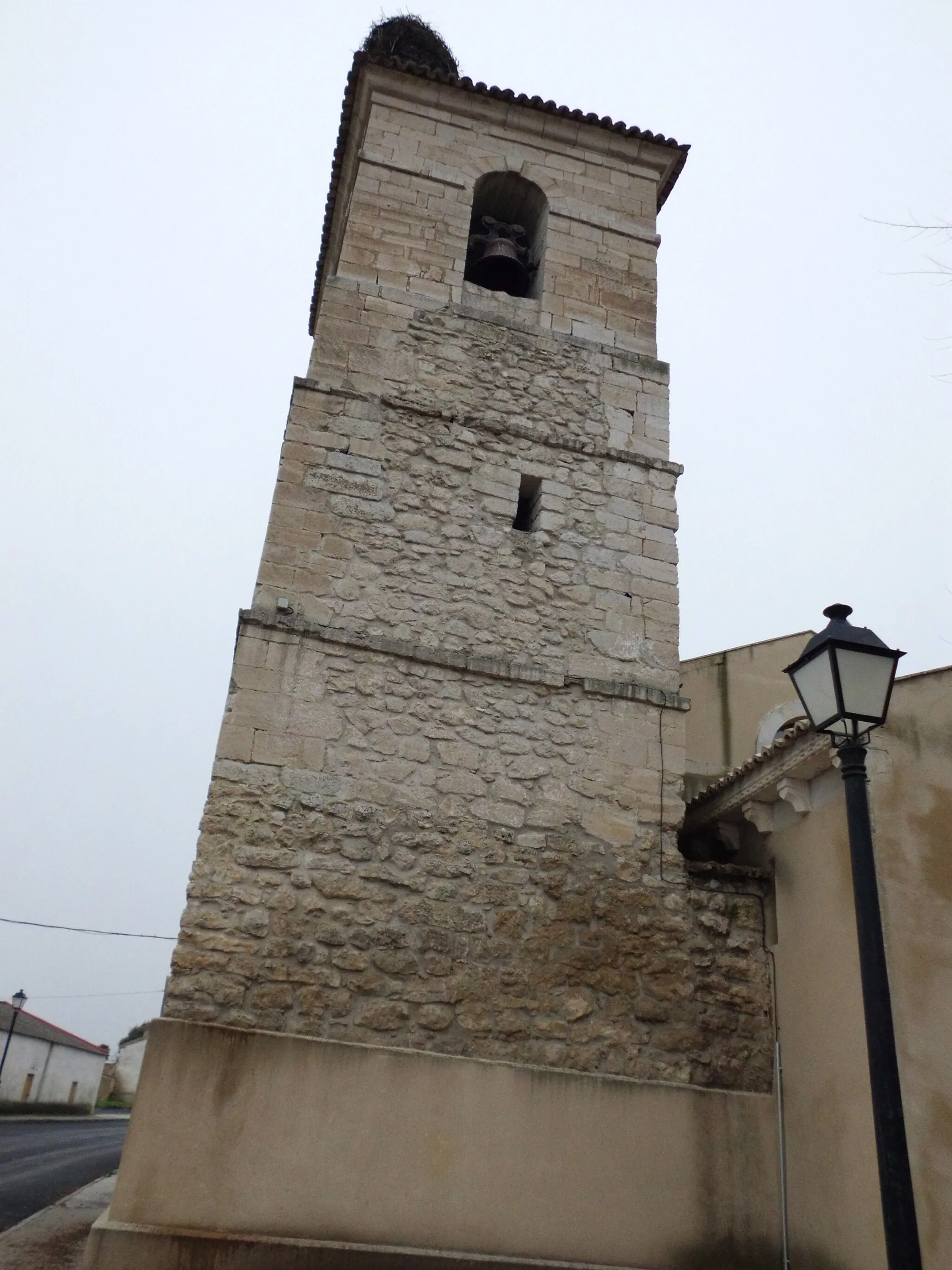 Photo showing: Villanueva de los Infantes, provincia de Valladolid, España. Torre de la Iglesia Santa María la Mayor.