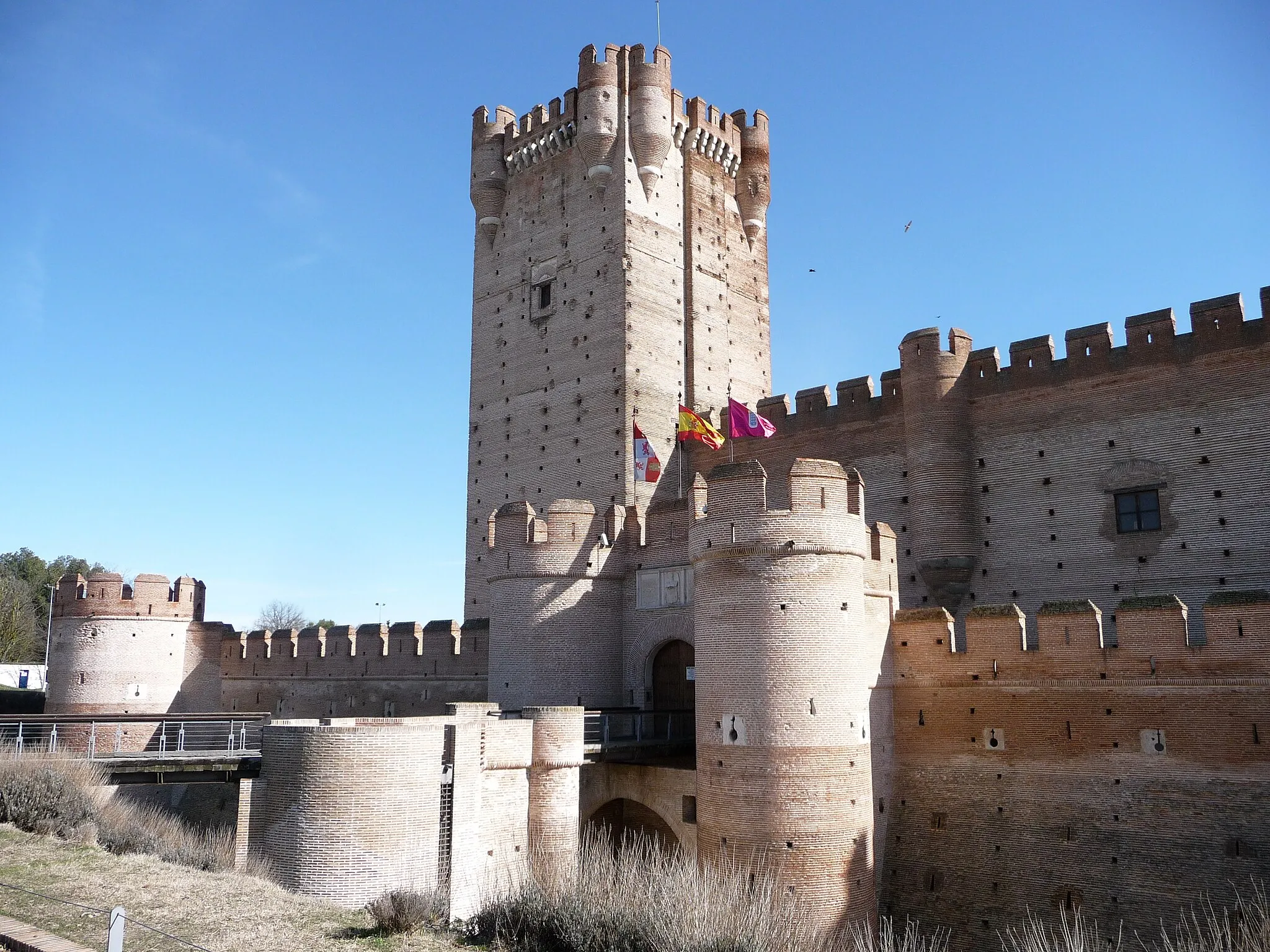 Photo showing: Castillo de la Mota, Medina del Campo, Spain