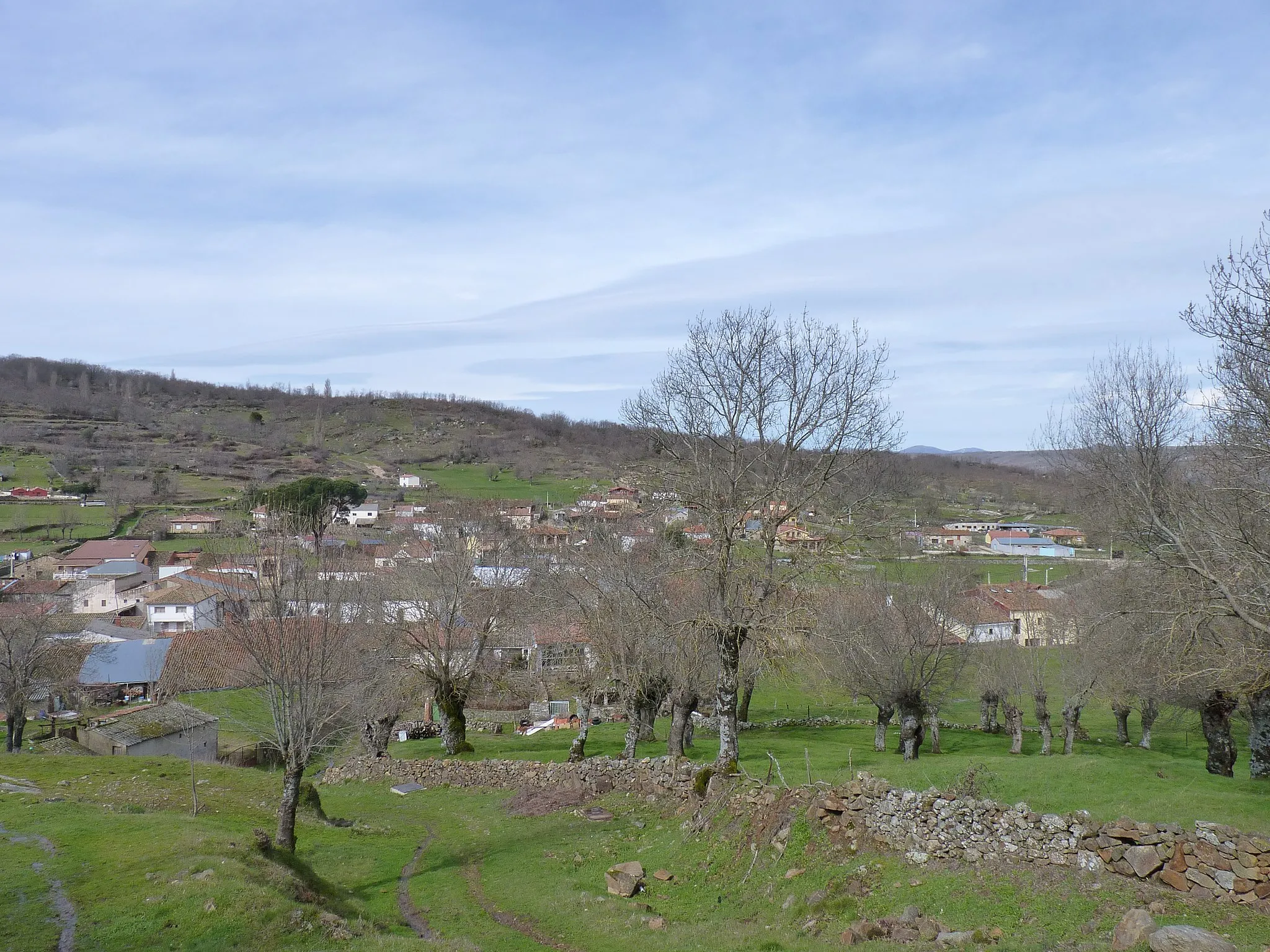 Photo showing: La Calzada de Bejar desde el fortíin romano