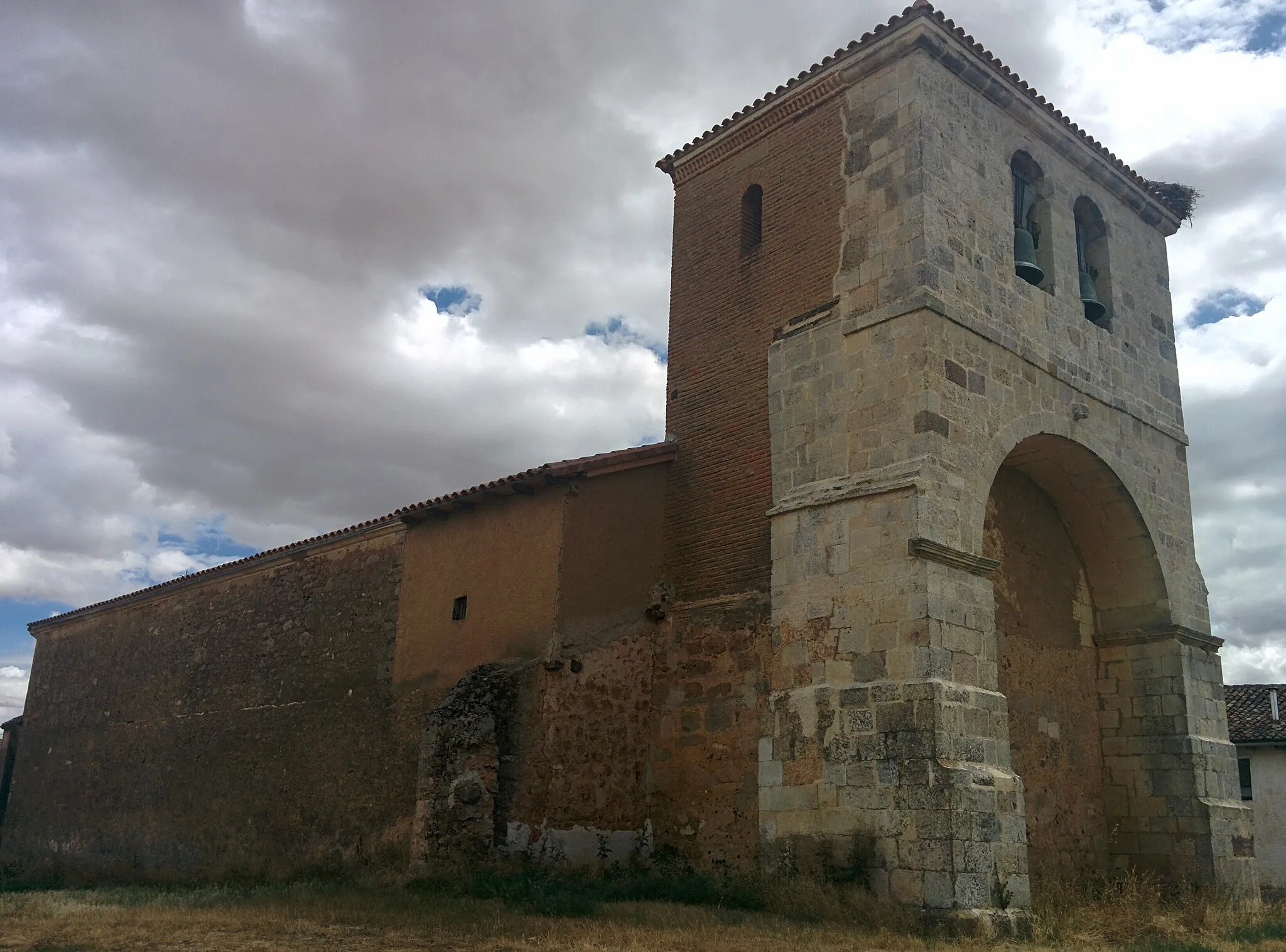 Photo showing: Iglesia de la Purificación de Nuestra Señora, en Calahorra de Boedo (Palencia, España).