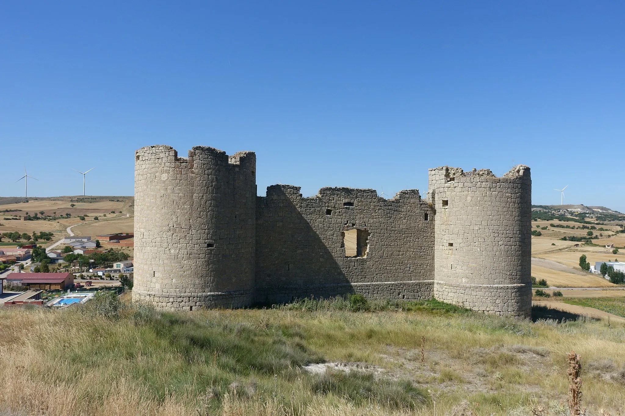 Photo showing: Castillo de Hornillos de Cerrato (Palencia, España).