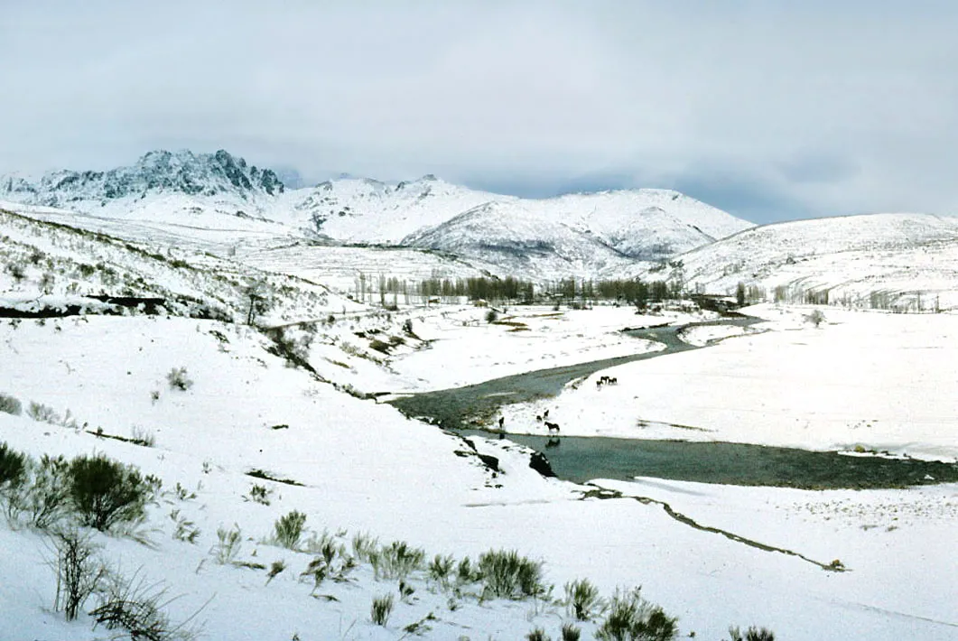 Photo showing: Carrión River at Triollo, Palencia, Castile and León, Spain