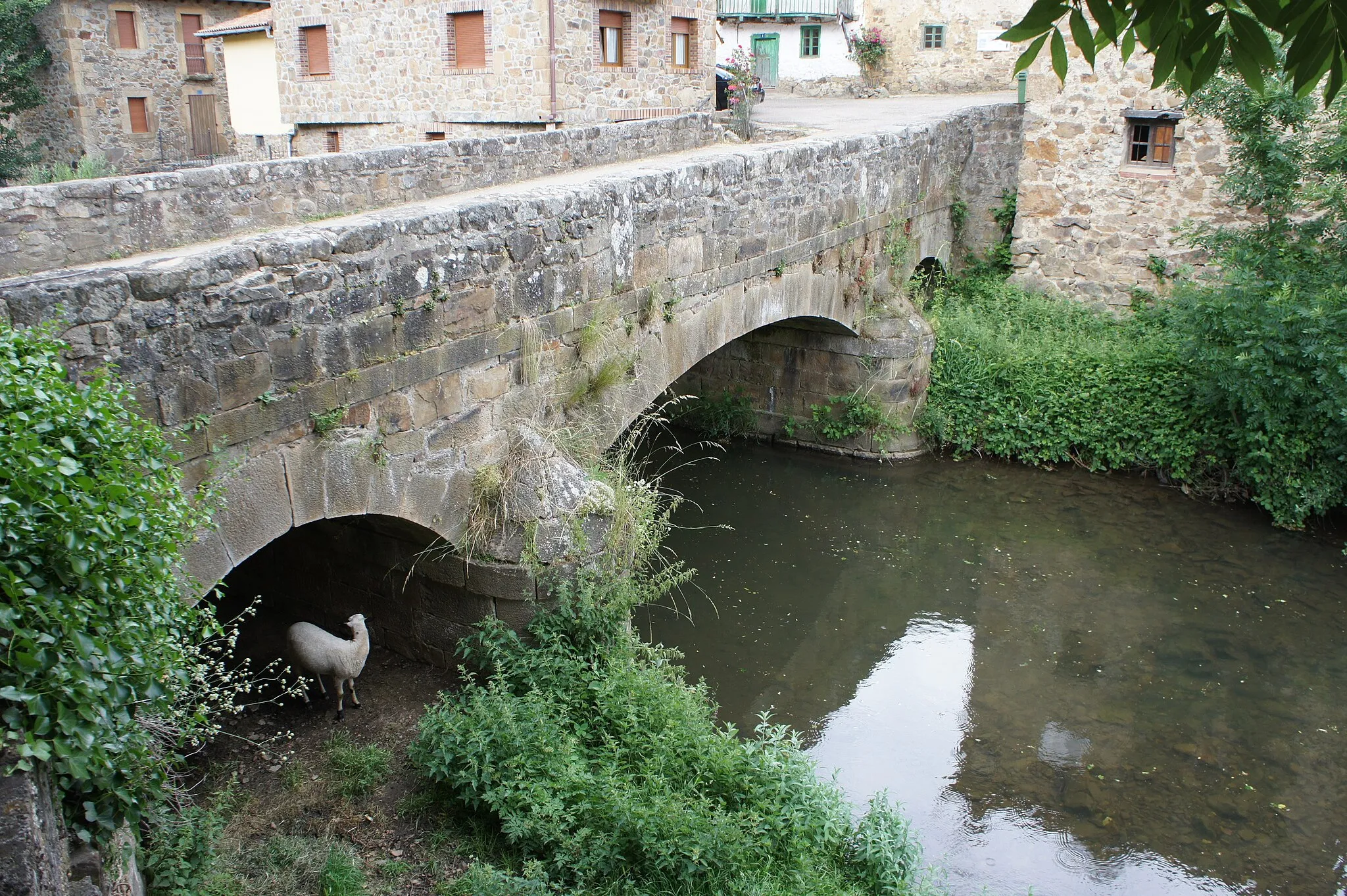 Photo showing: Puente sobre el río Cea.