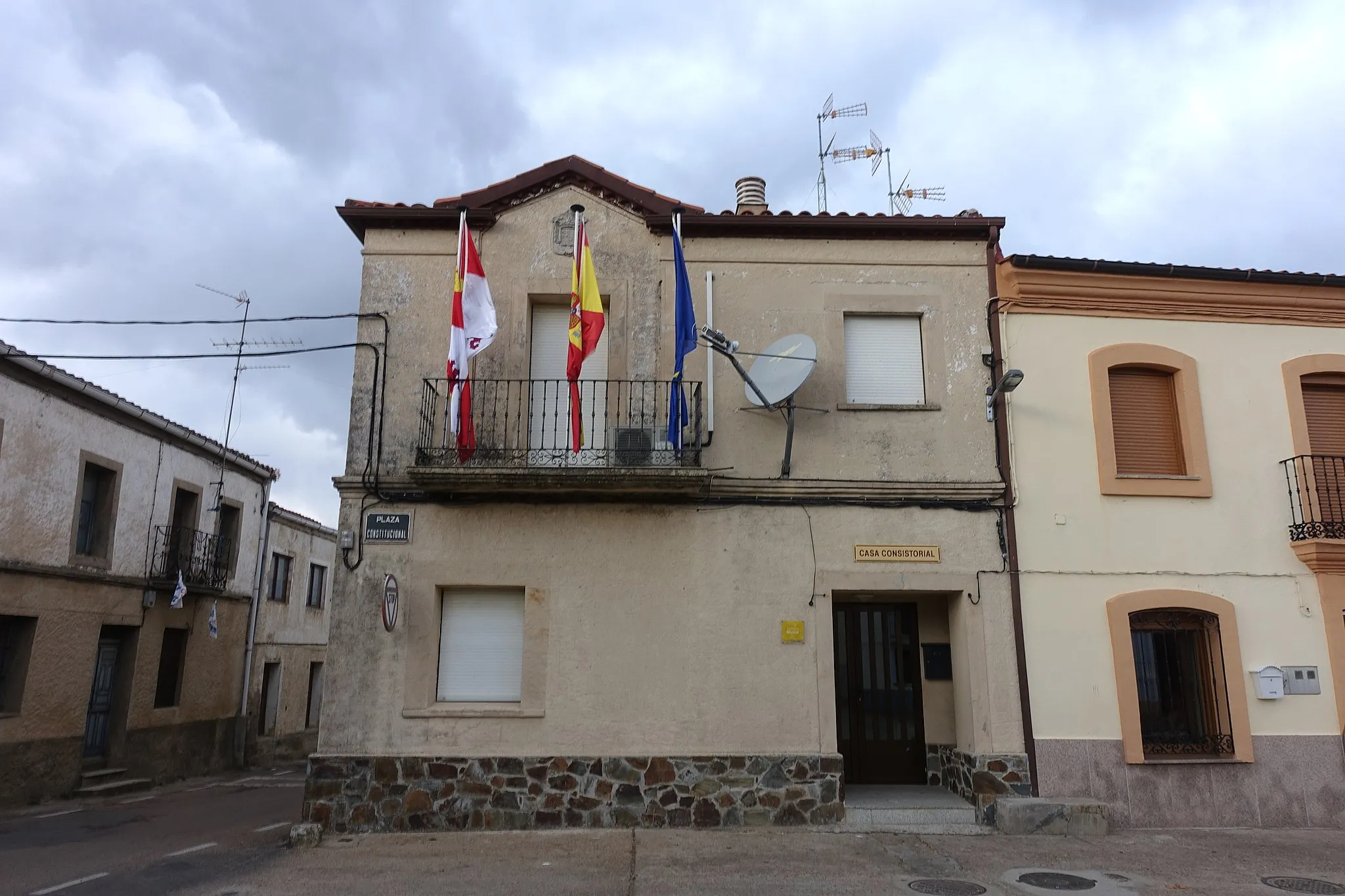 Photo showing: Casa consistorial de Martiago (Salamanca, España).