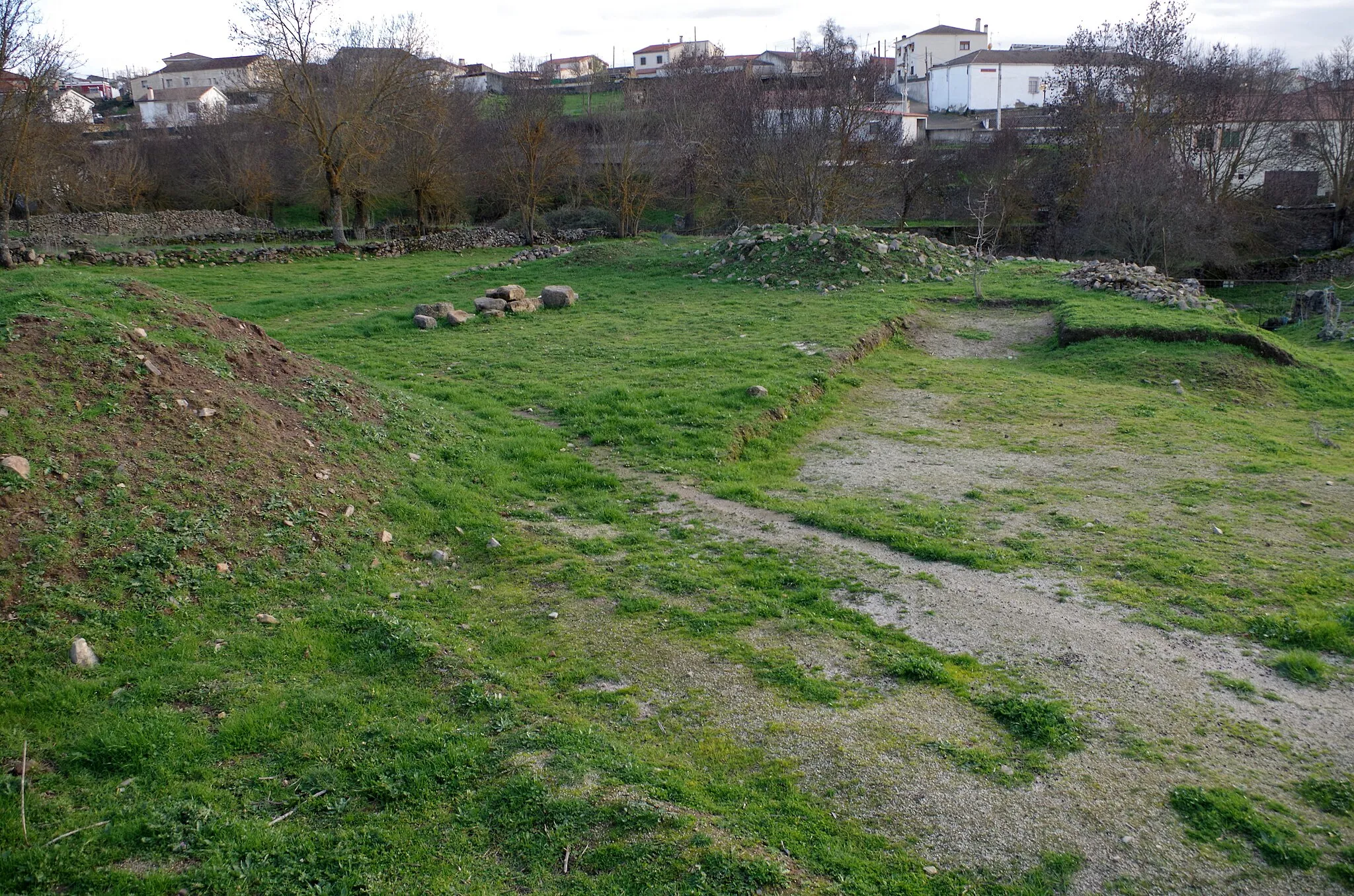 Photo showing: Site of the Roman archaeological remains in Saelices el Chico. Salamanca, Spain.