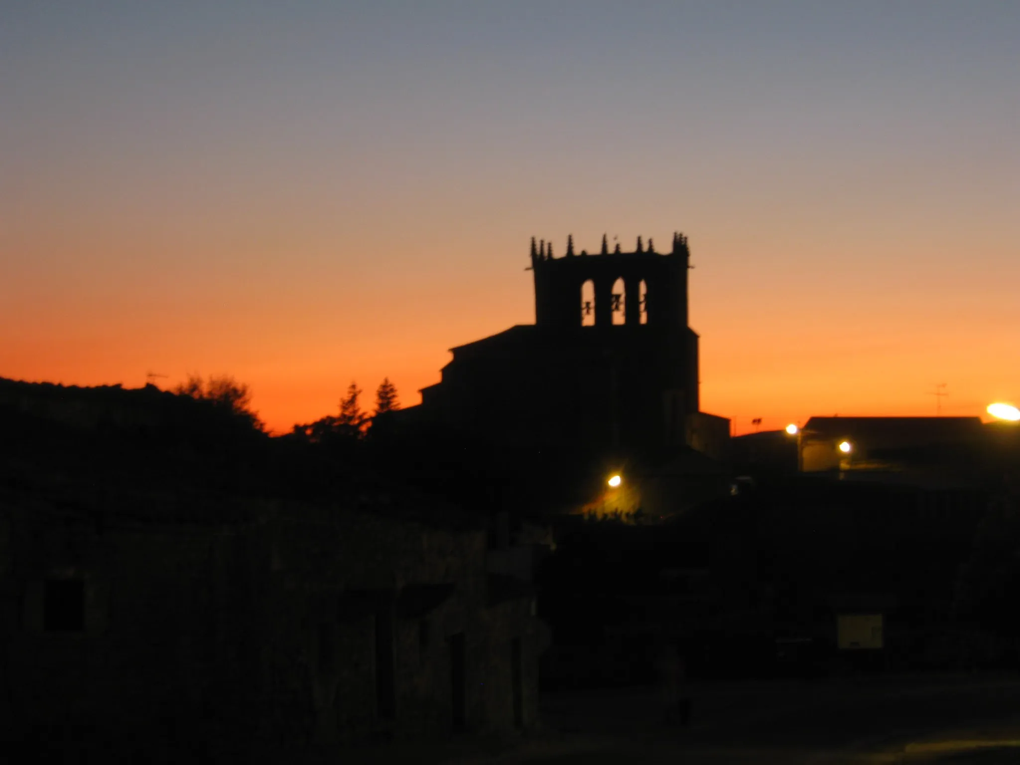 Photo showing: Torre de Guadramiro al atardecer